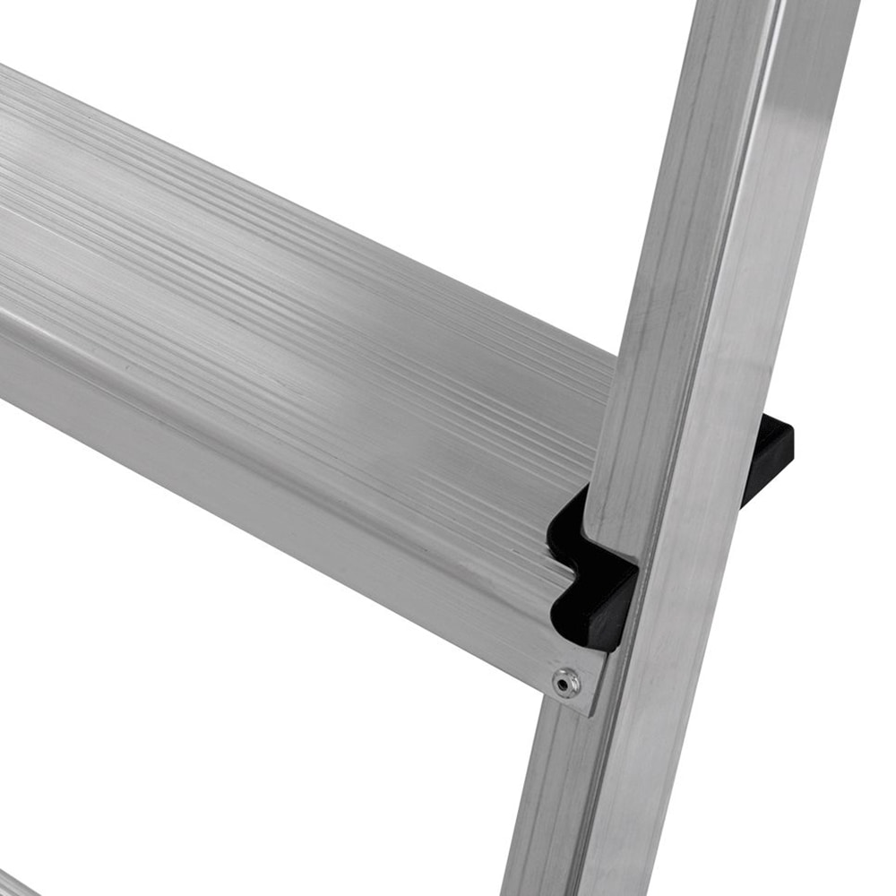 KRAUSE Stehleiter »Safety«, Aluminium, 1x7 Stufen, Arbeitshöhe ca. 350 cm