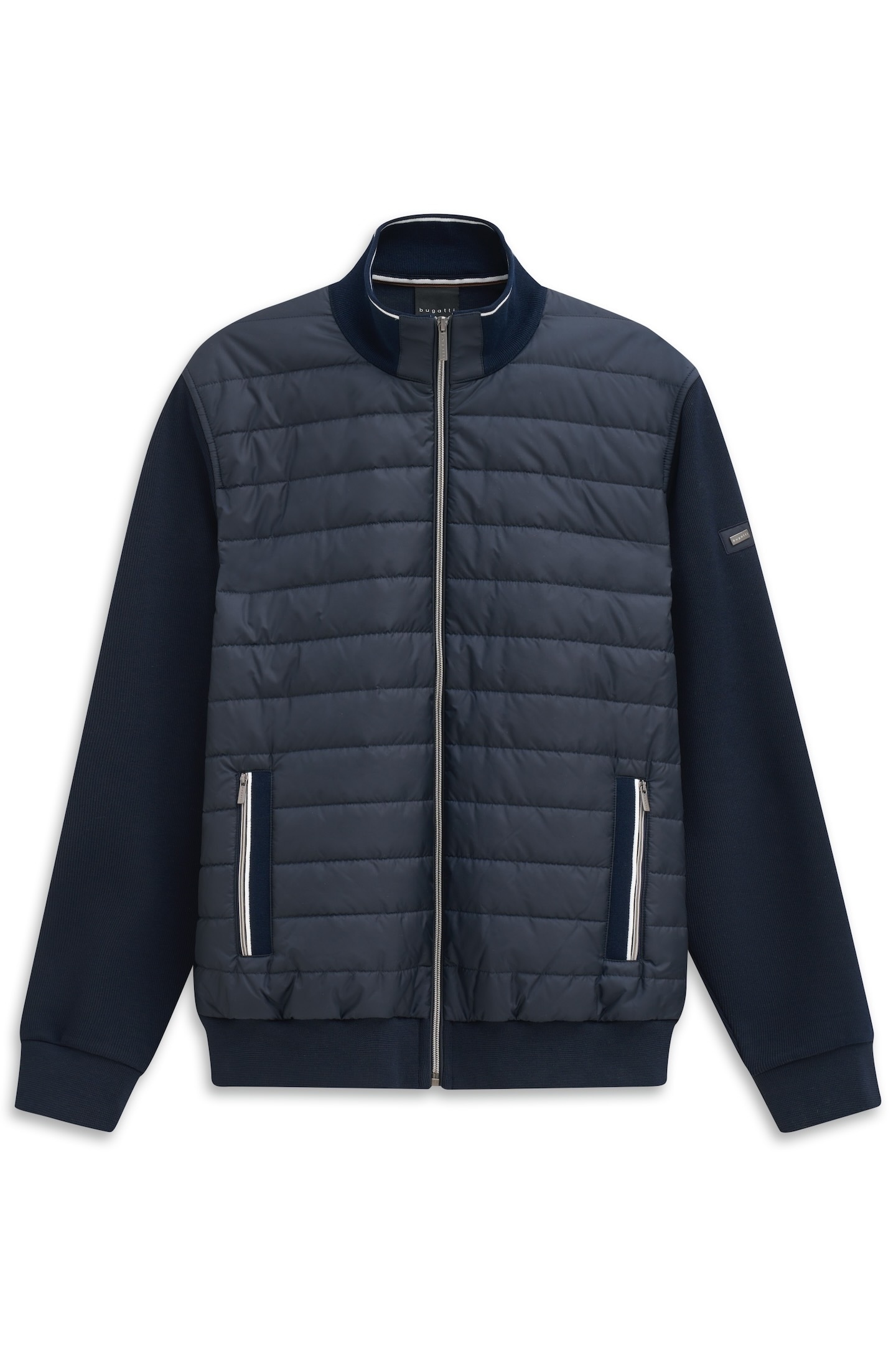 bugatti Sweatjacke, mit sportlichem Stehkragen