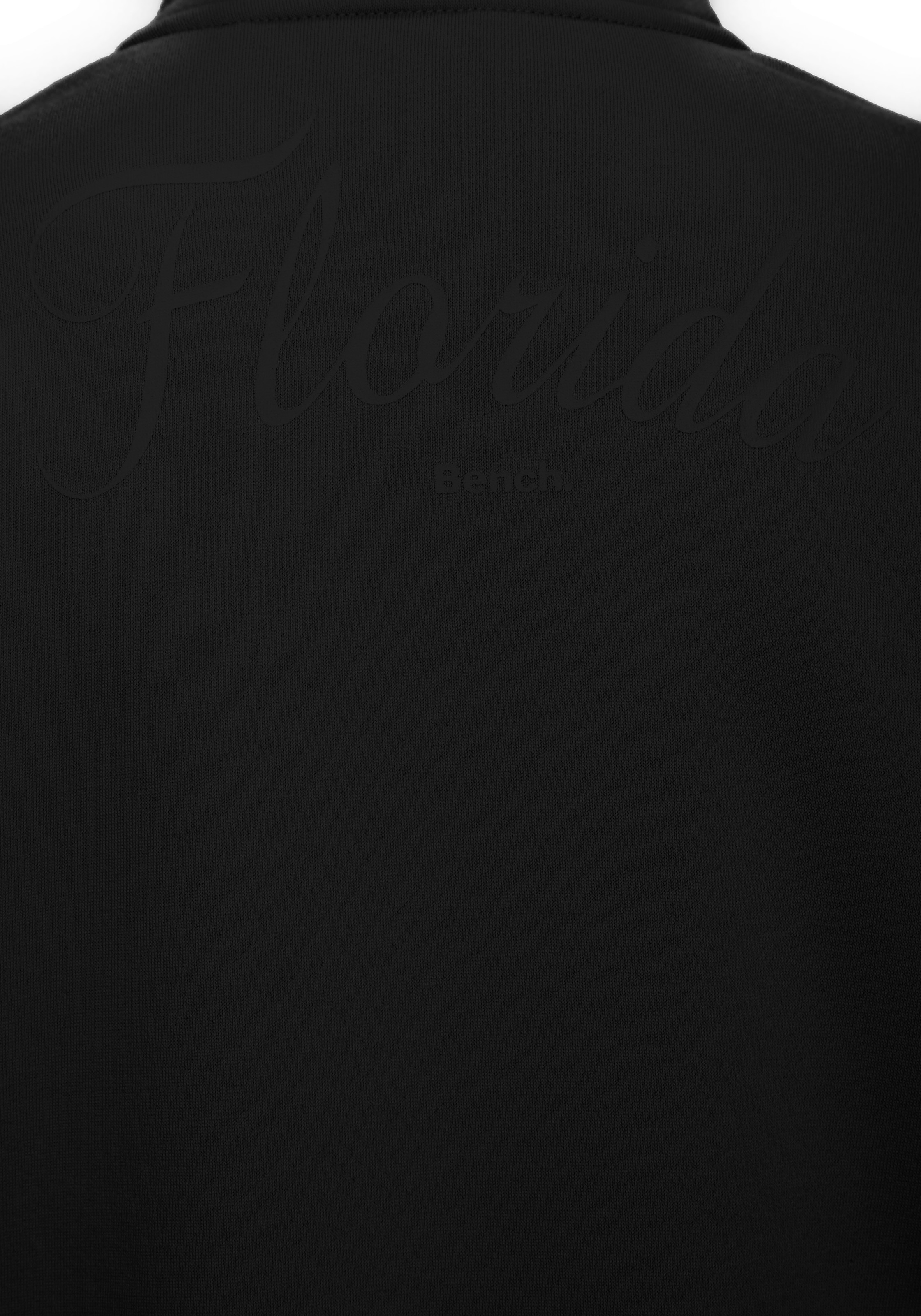 Bench. Loungewear Sweatjacke mit hohem Stehkragen
