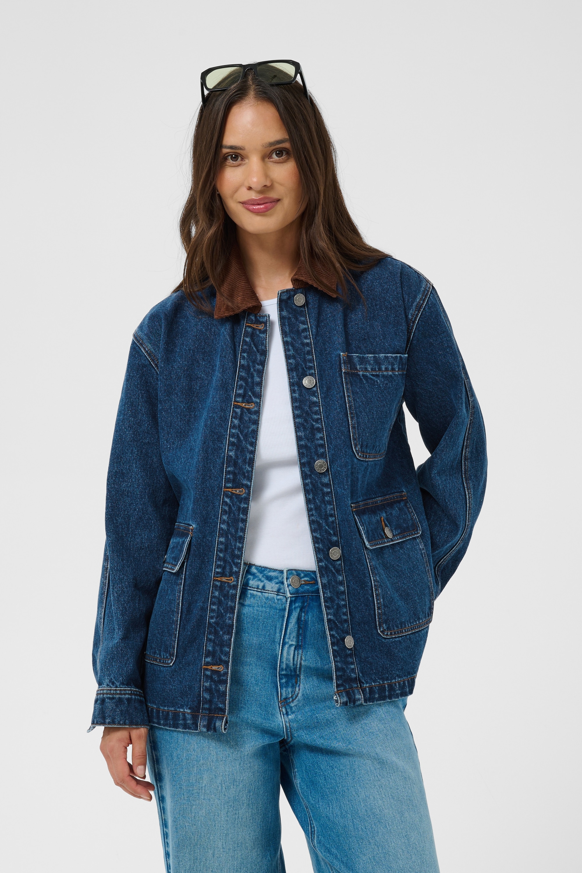 KAFFE Jeansjacke »Damen Jeansjacke KAgordie«