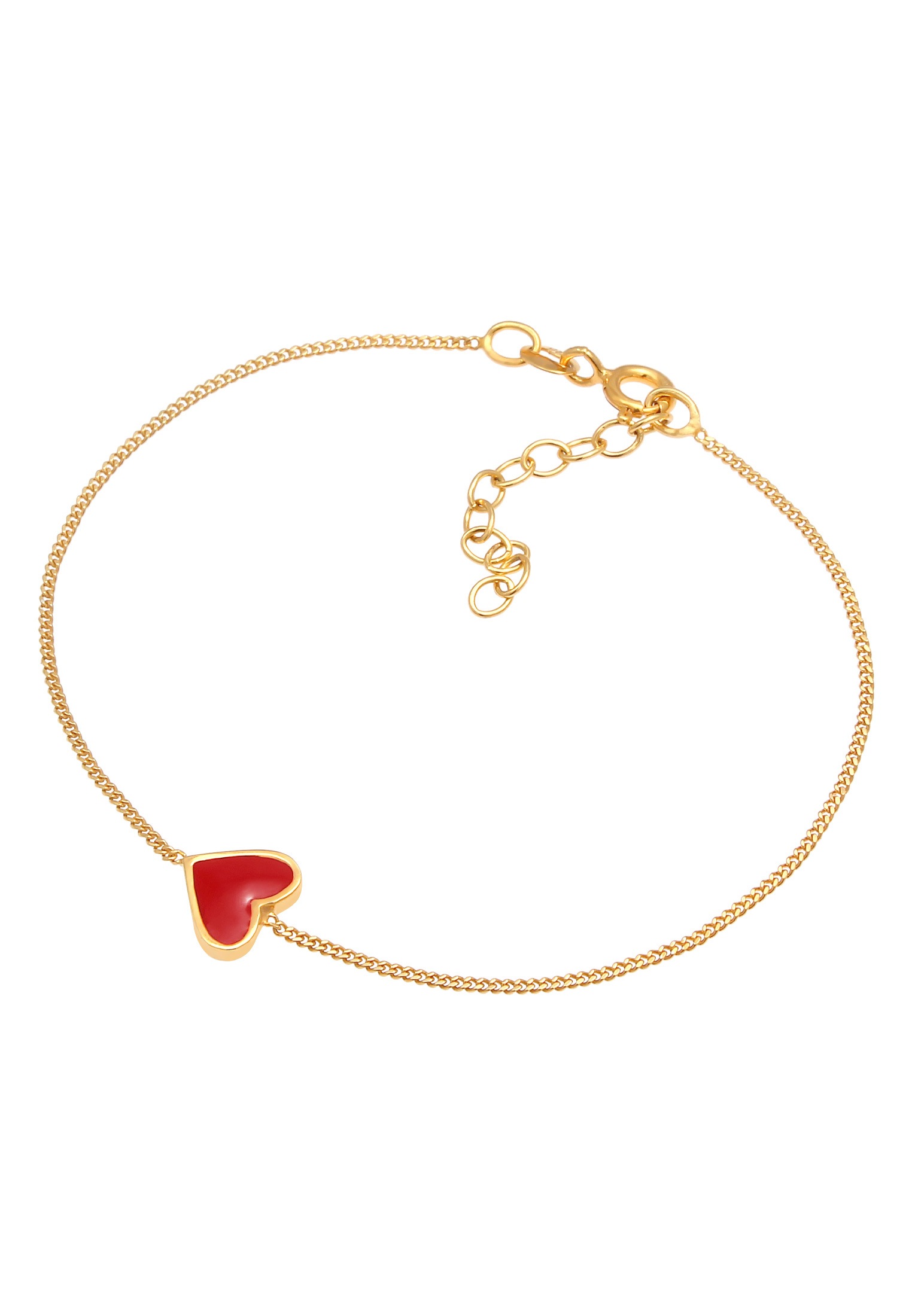 Elli Armkette »Armband Herz Liebe Love Romantik 925 Silber«
