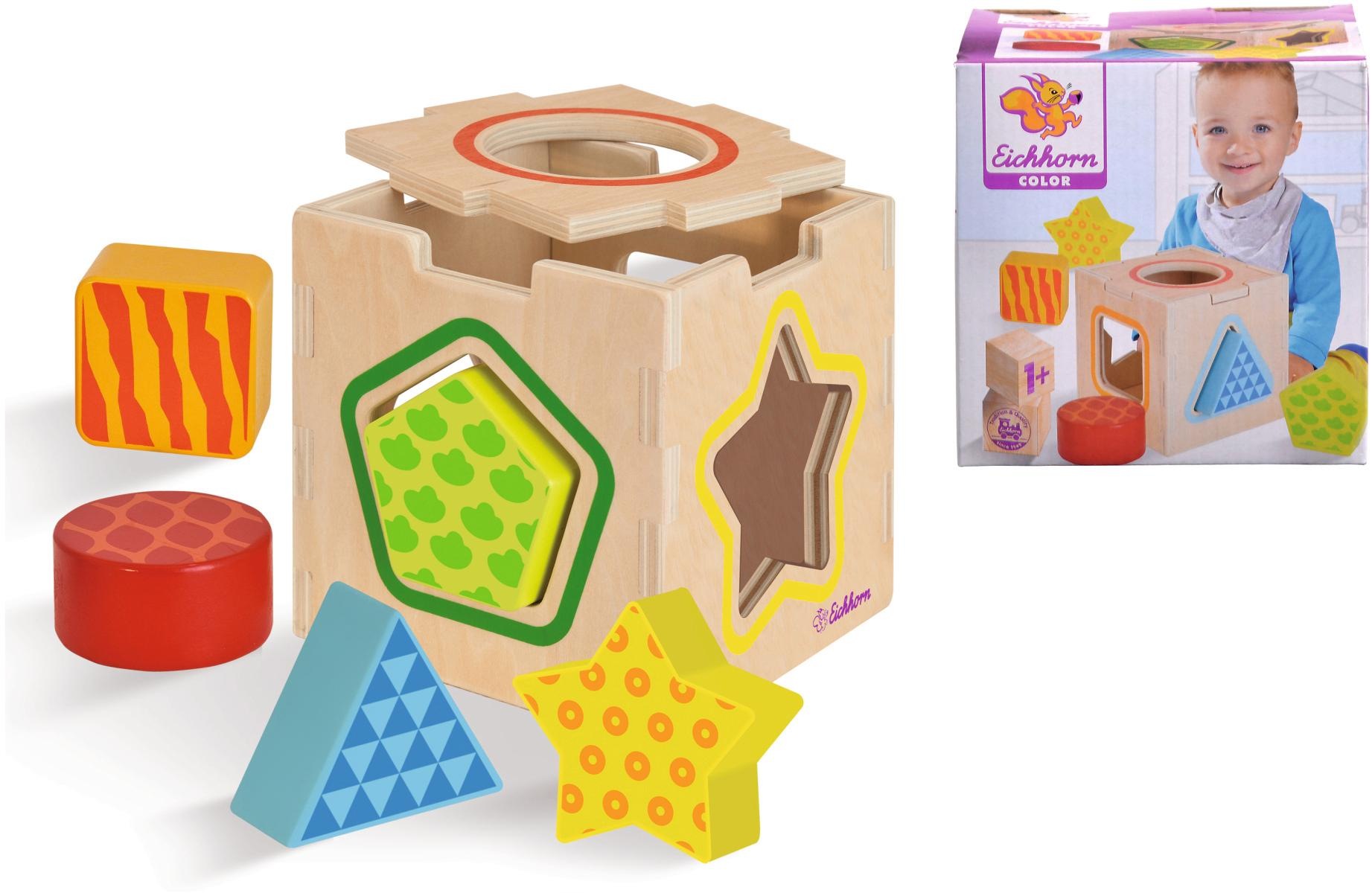 Eichhorn Steckspielzeug »Color, Steckbox«, aus Holz