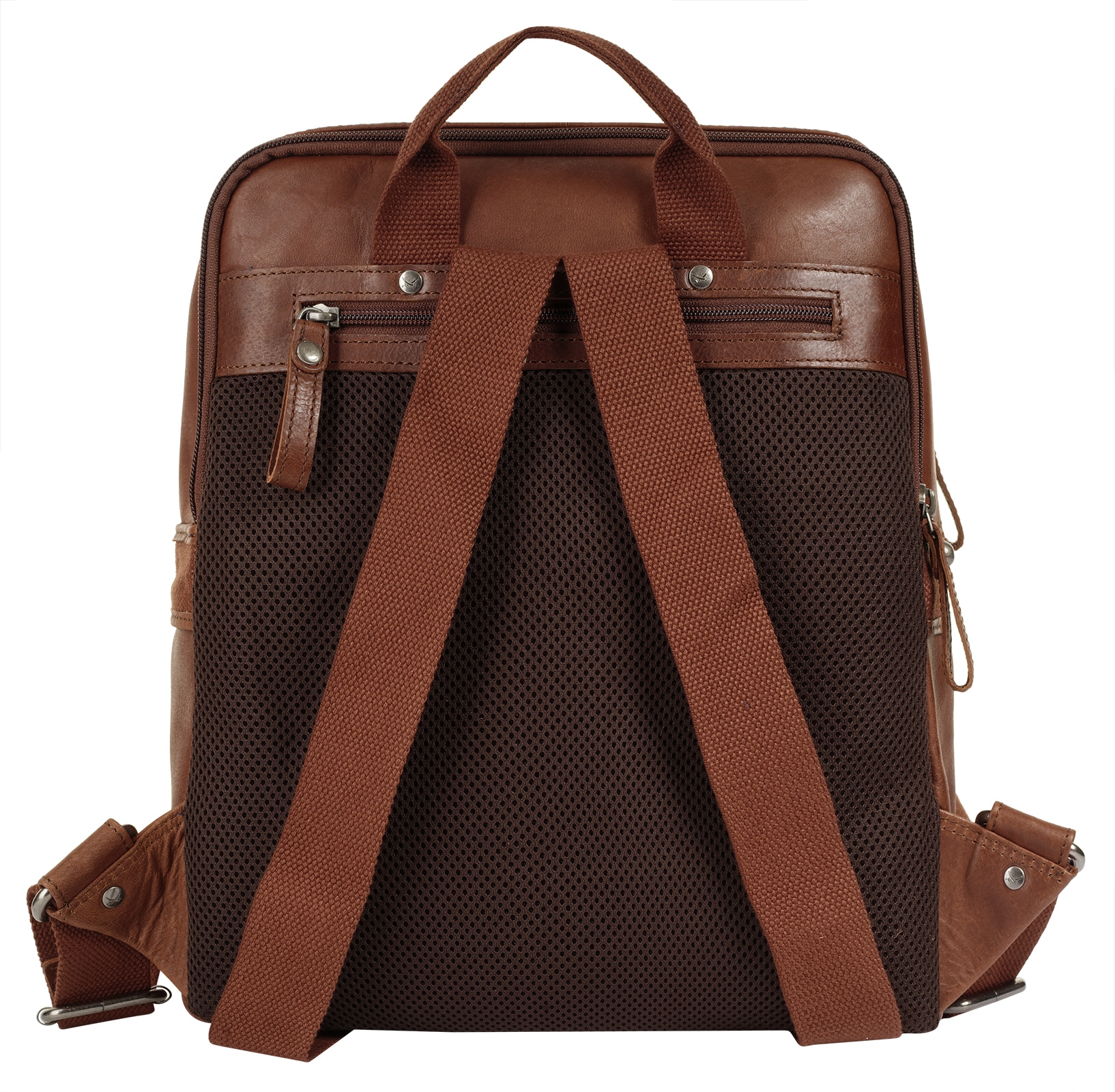 Sansibar Laptoprucksack, echt Leder