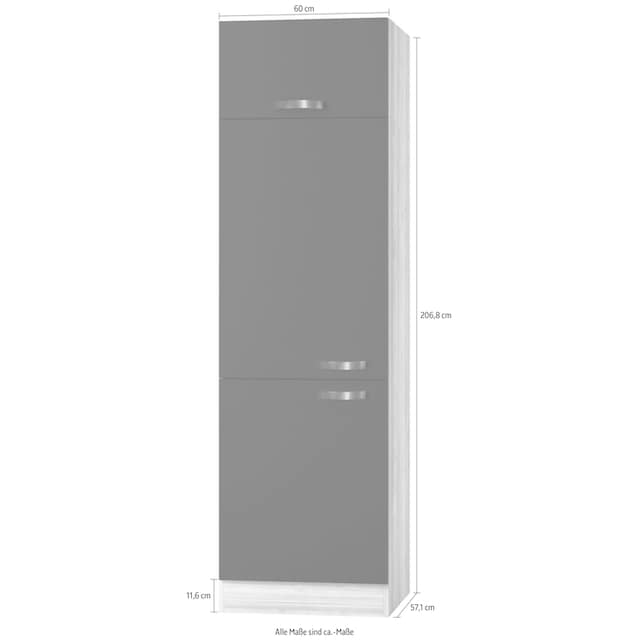 OPTIFIT Kühlumbauschrank »Faro«, mit Metallgriffen, Breite 60 cm im OTTO  Online Shop