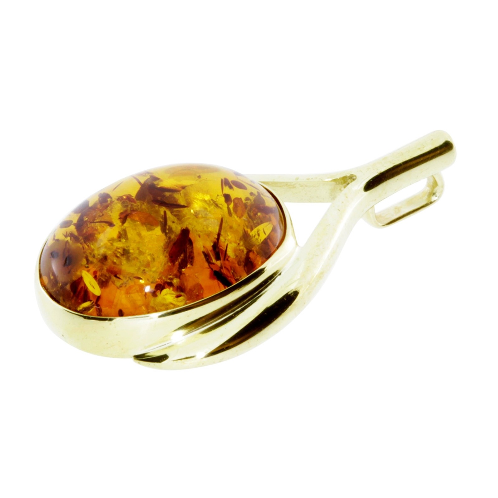 OSTSEE-SCHMUCK Kettenanhänger »- Sandra - Gold 333/000 - Bernstein«