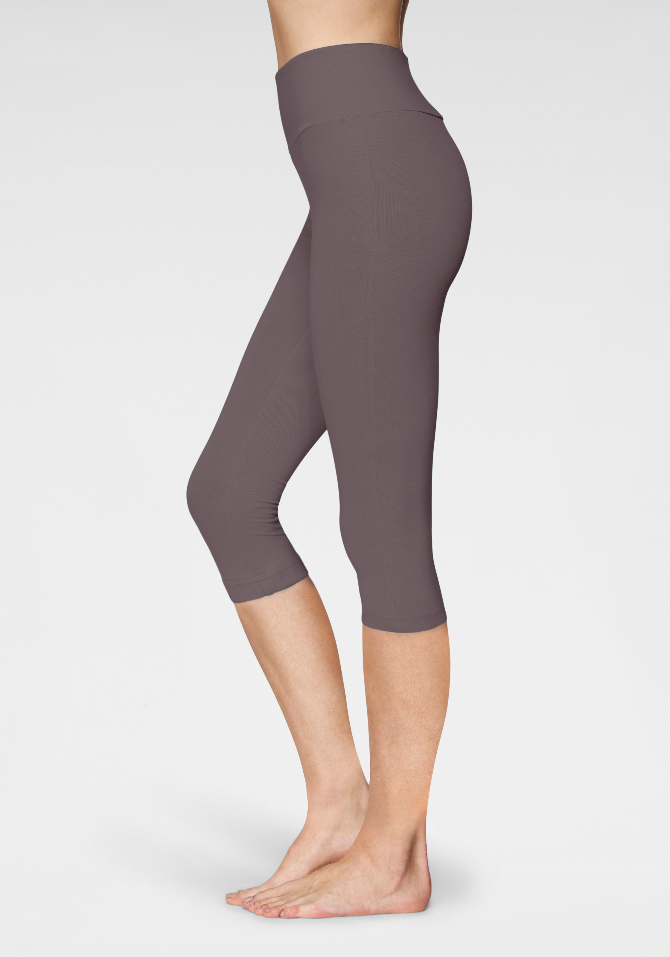 LASCANA Caprileggings, mit breitem, weichen Bündchen
