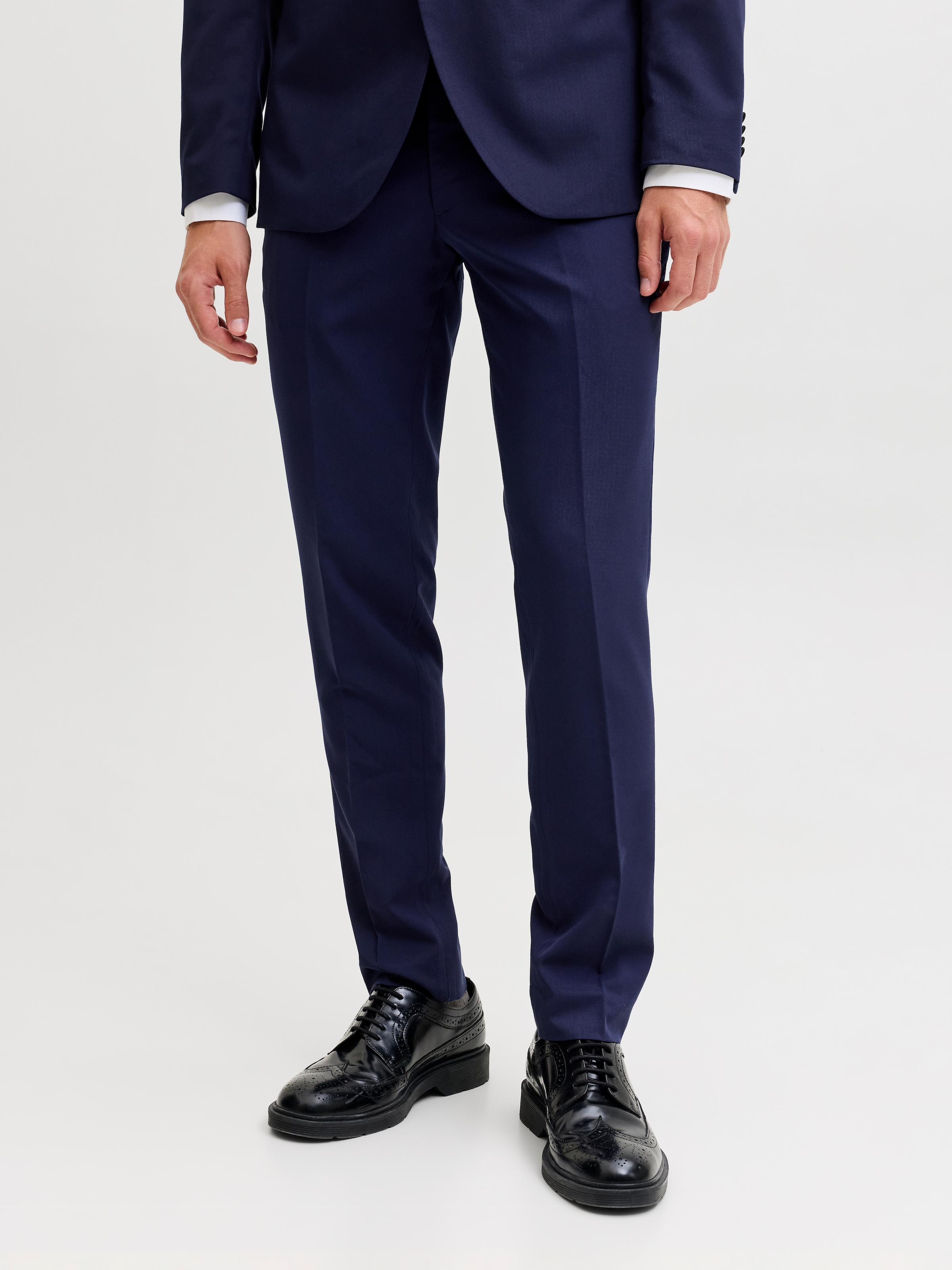 Jack & Jones »JPRFRANCO  Hose mit schmalem Bein und cleanem Look«  meliert, modisch, slim fit, Kunstfaser