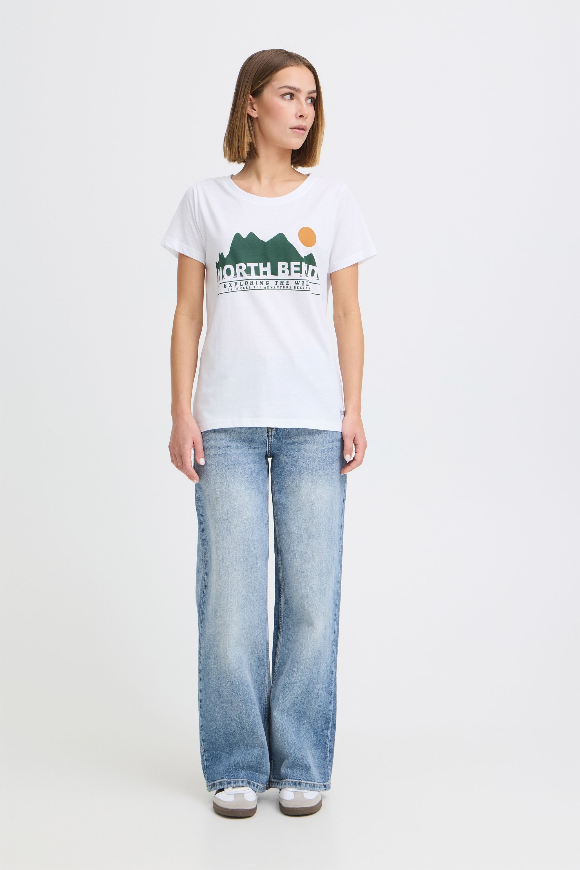 North Bend Rundhalsshirt »Rundhalsshirt NBCash«