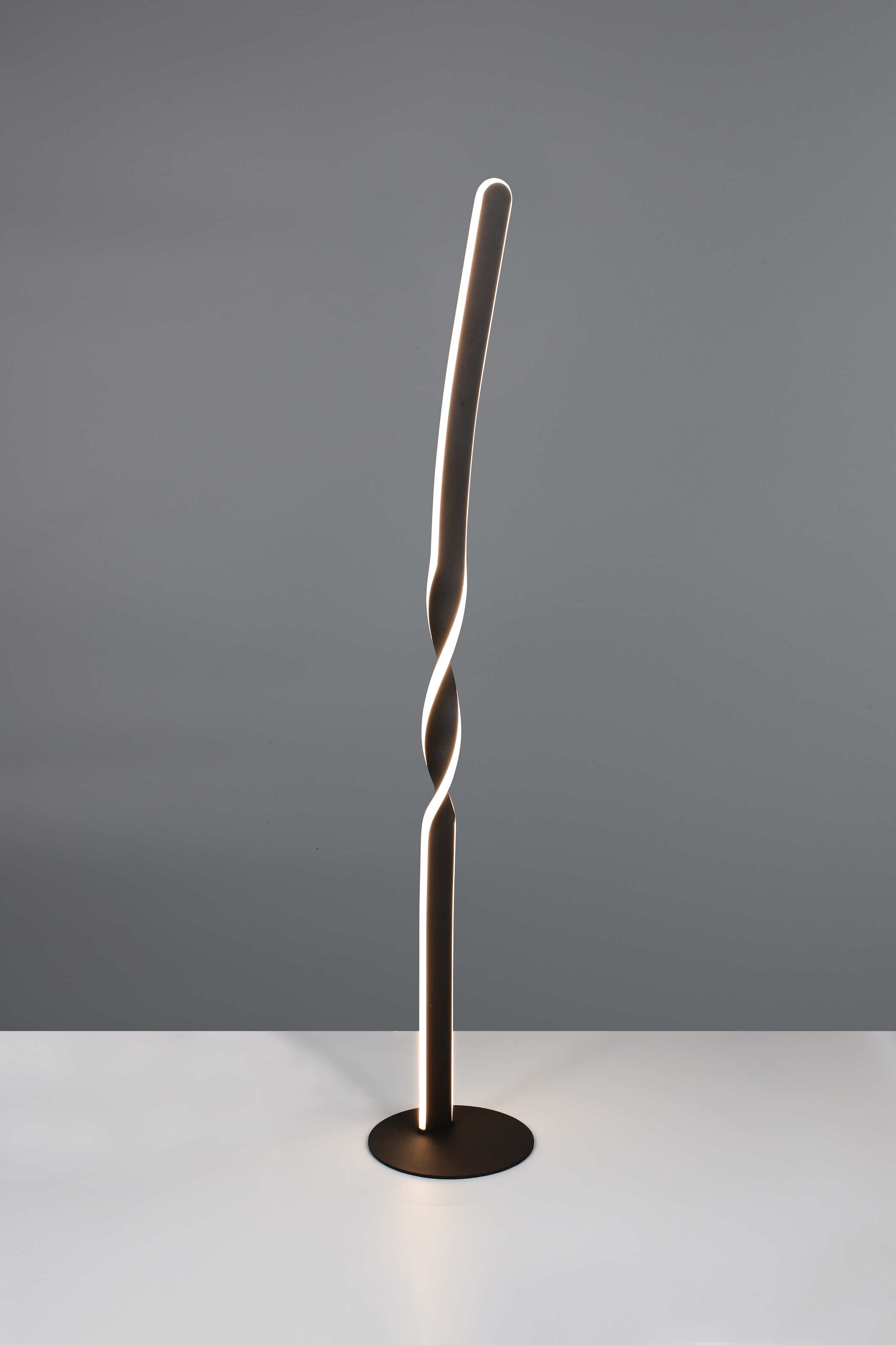 REALITY Leuchten LED Stehlampe »GINKO, LED Stehleuchte mit 19W 2060 Lumen 3000K warmweiß« LED-Board 1 Stk. Warmweiß Stehlampe mit Fußschalter + 180cm Kabel, Höhe 110 cm Ø 20cm