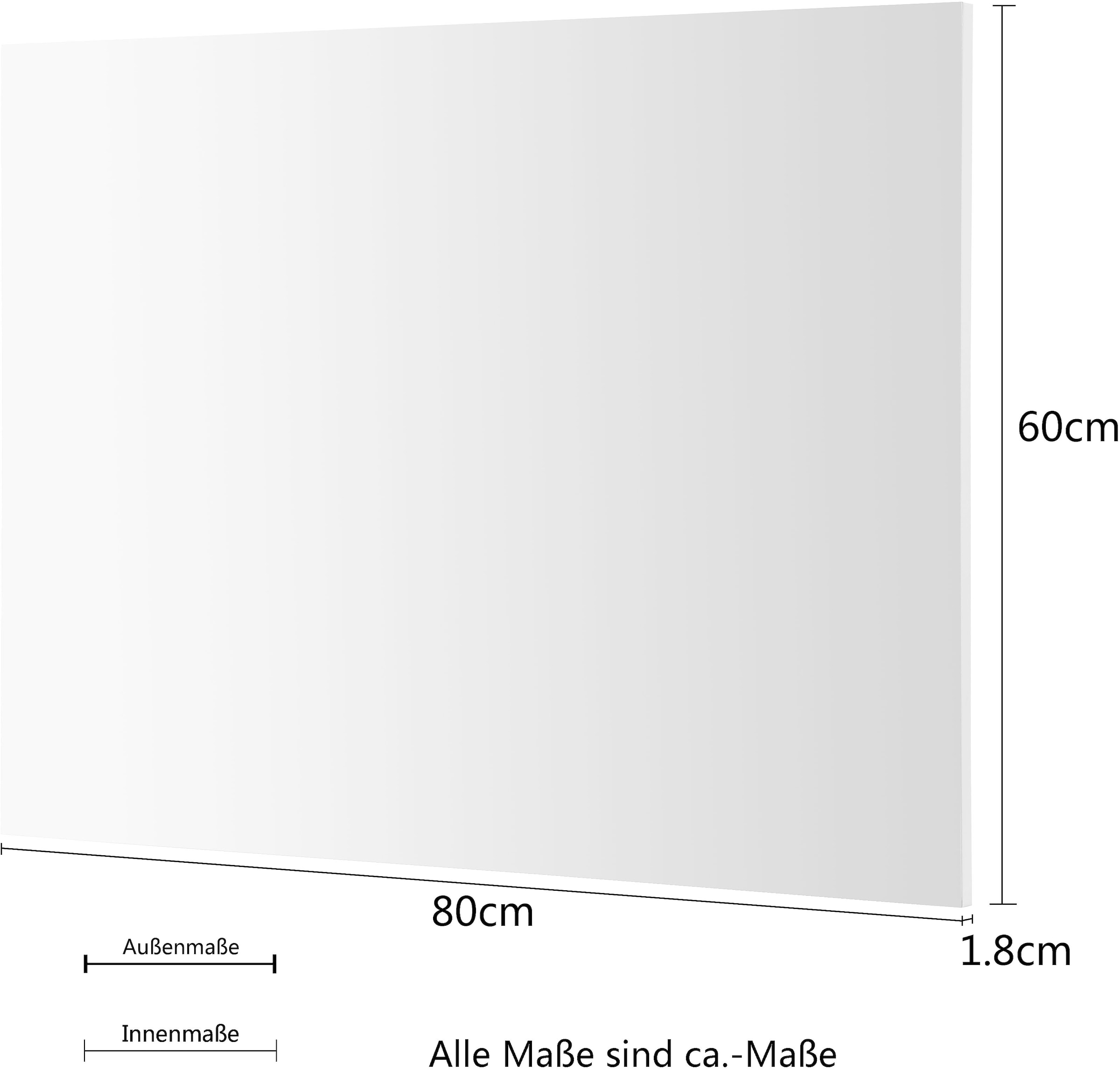 welltime Badspiegel »Florenz« in drei Breiten (60cm,80cm,100cm)