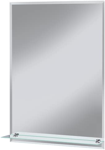 welltime Badspiegel »Flex«, mit Glasablage und Facettenschliff kaufen
