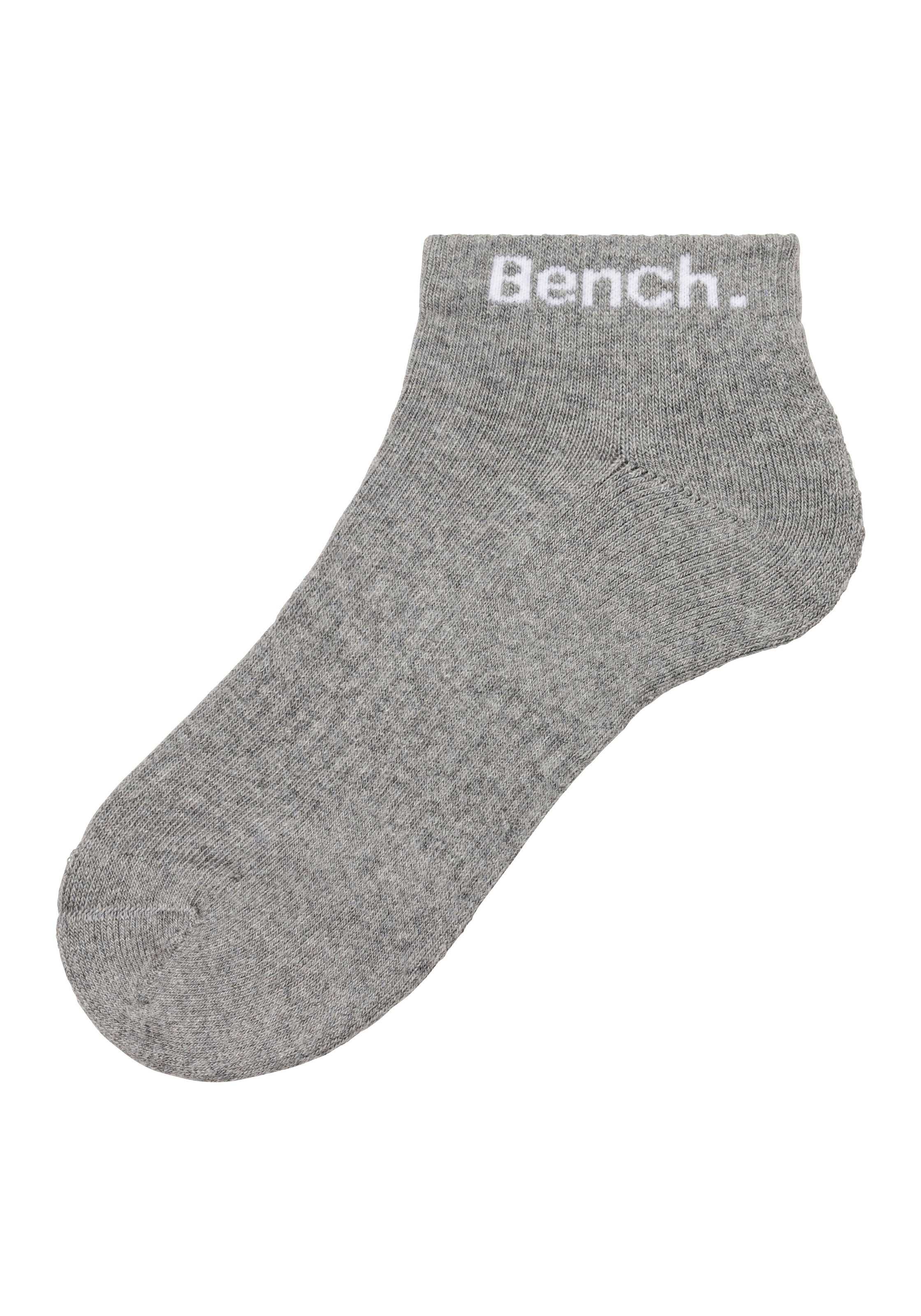 Bench. Sportsocken, (Packung, 12 Paar), Tennis Kurzsocken mit Halbfußfrottee