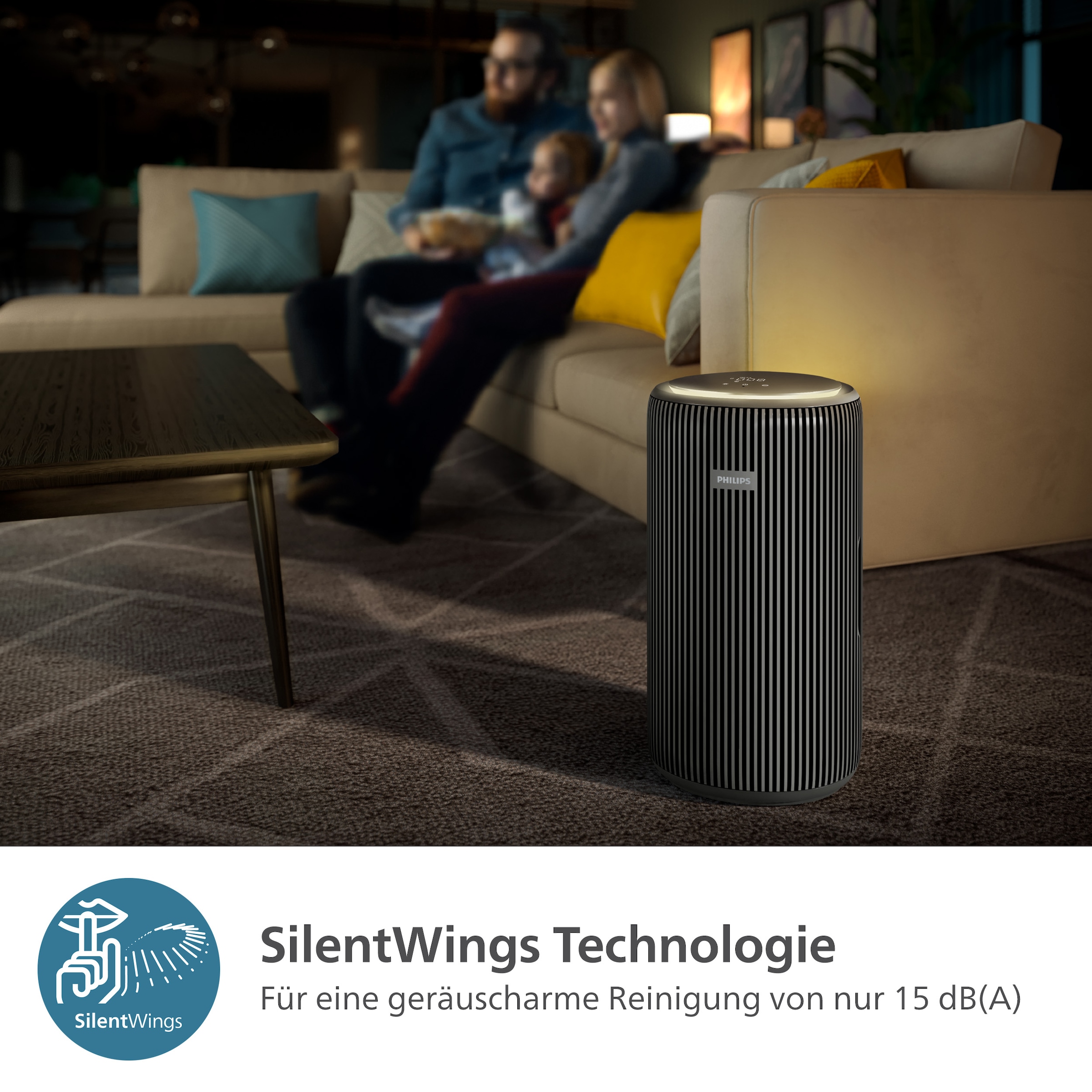 Philips Luftreiniger »AC4221/11 PureProtect Pro 4200 Series, Luftreinigungsrate 600 m³/h«, für 156 m² Räume, 4-Schichten-HEPA-Filtersystem, leise