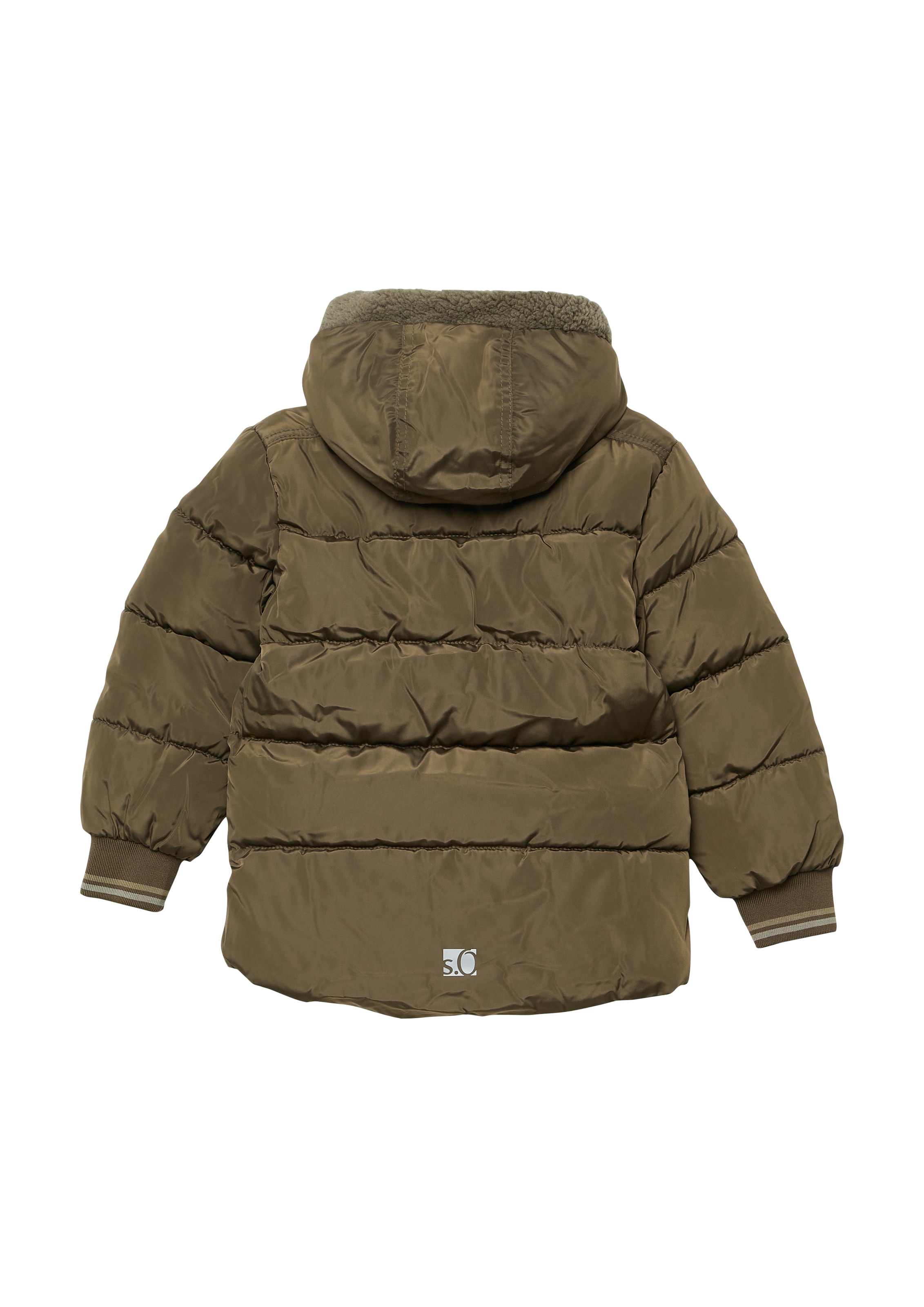 s.Oliver Junior Steppjacke, mit Kapuze, mit abnehmbarer Kapuze