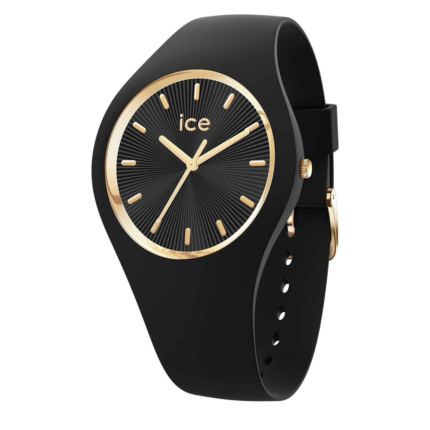 ice-watch Quarzuhr »ICE champagne« Armbanduhr, Damenuhr, Silikonarmband, analog
