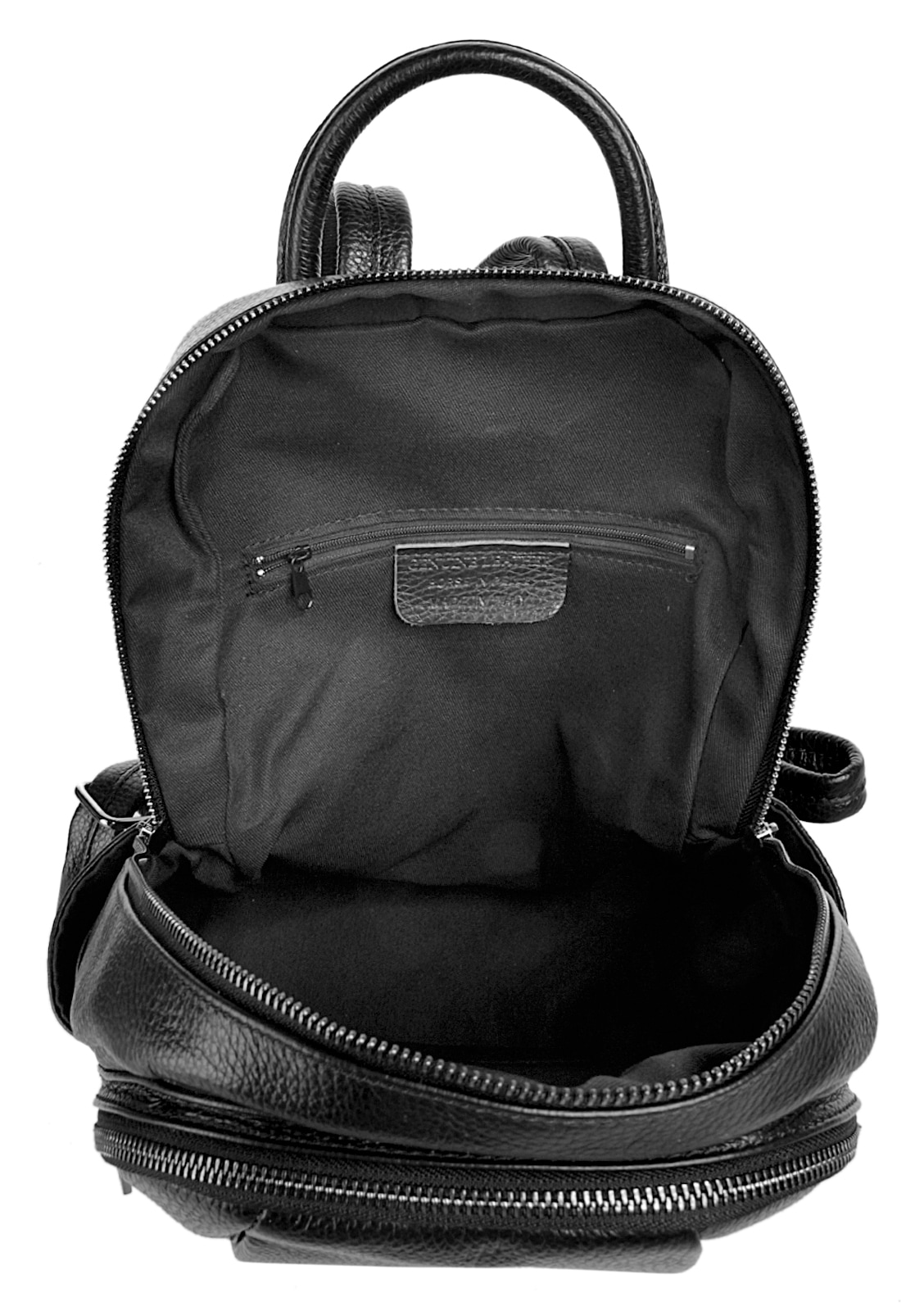 Samantha Look Cityrucksack echt Leder, Made in Italy