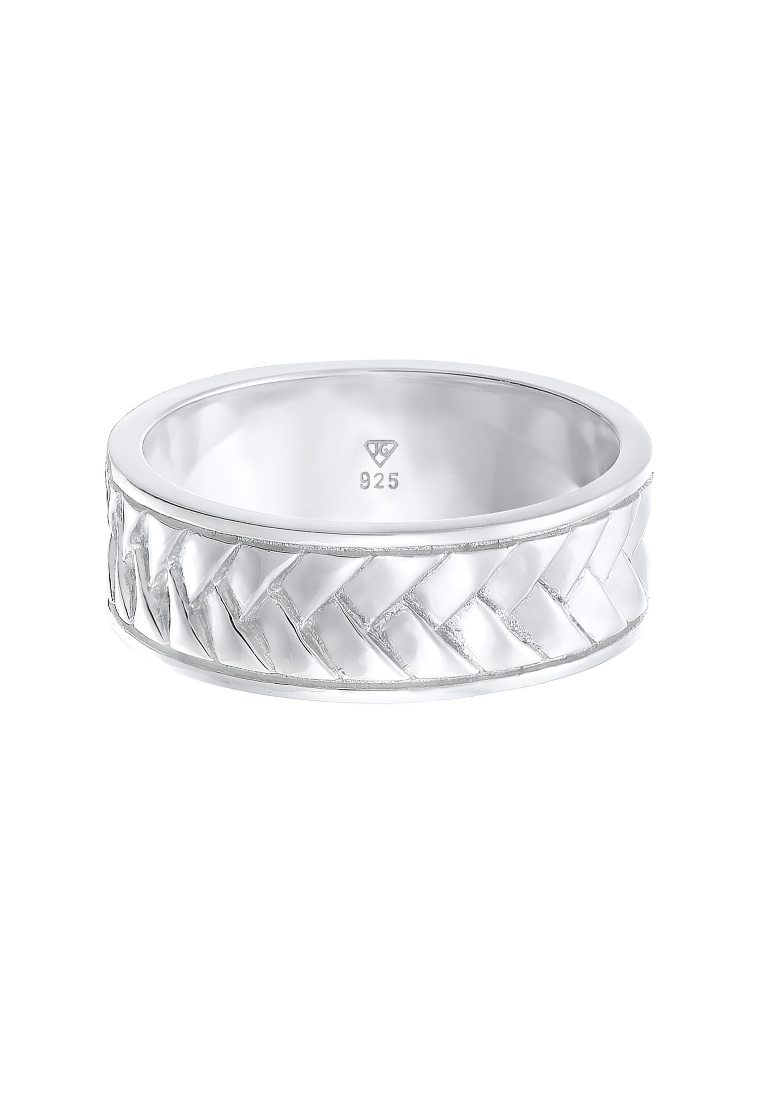 Kuzzoi Silberring »Ring Herren Bandring Used Vintage Retro 925 Silber«