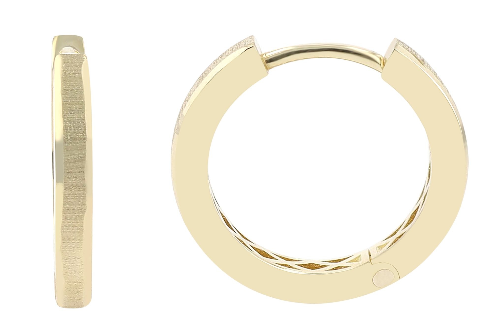 Adelia´s Paar Creolen »Damen Ohrringe ¿ Klappcreole aus 333 Gold«