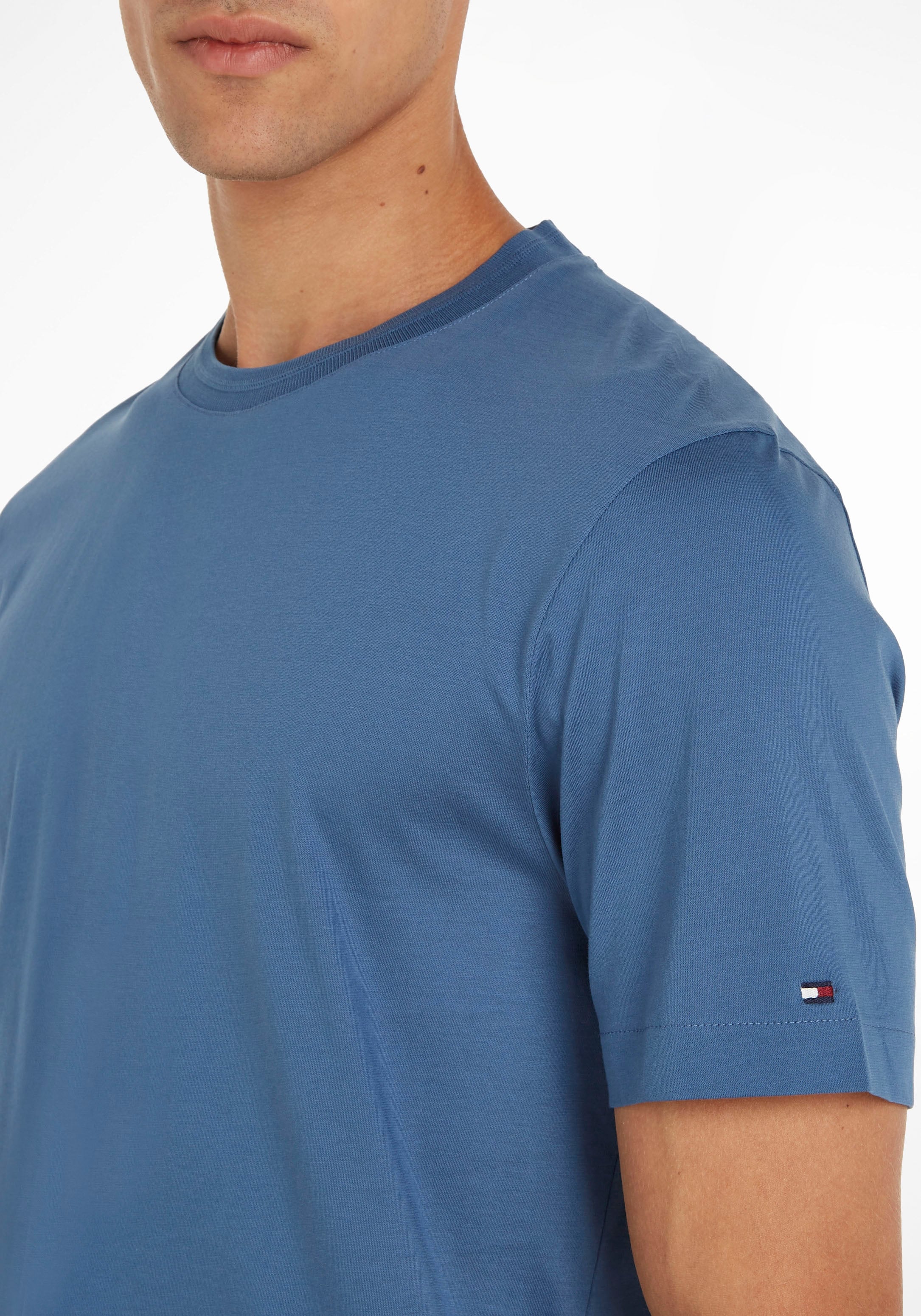 Tommy Hilfiger TAILORED T-Shirt »DC ESSENTIAL MERCERIZED TEE«, im klassischen Basic-Look