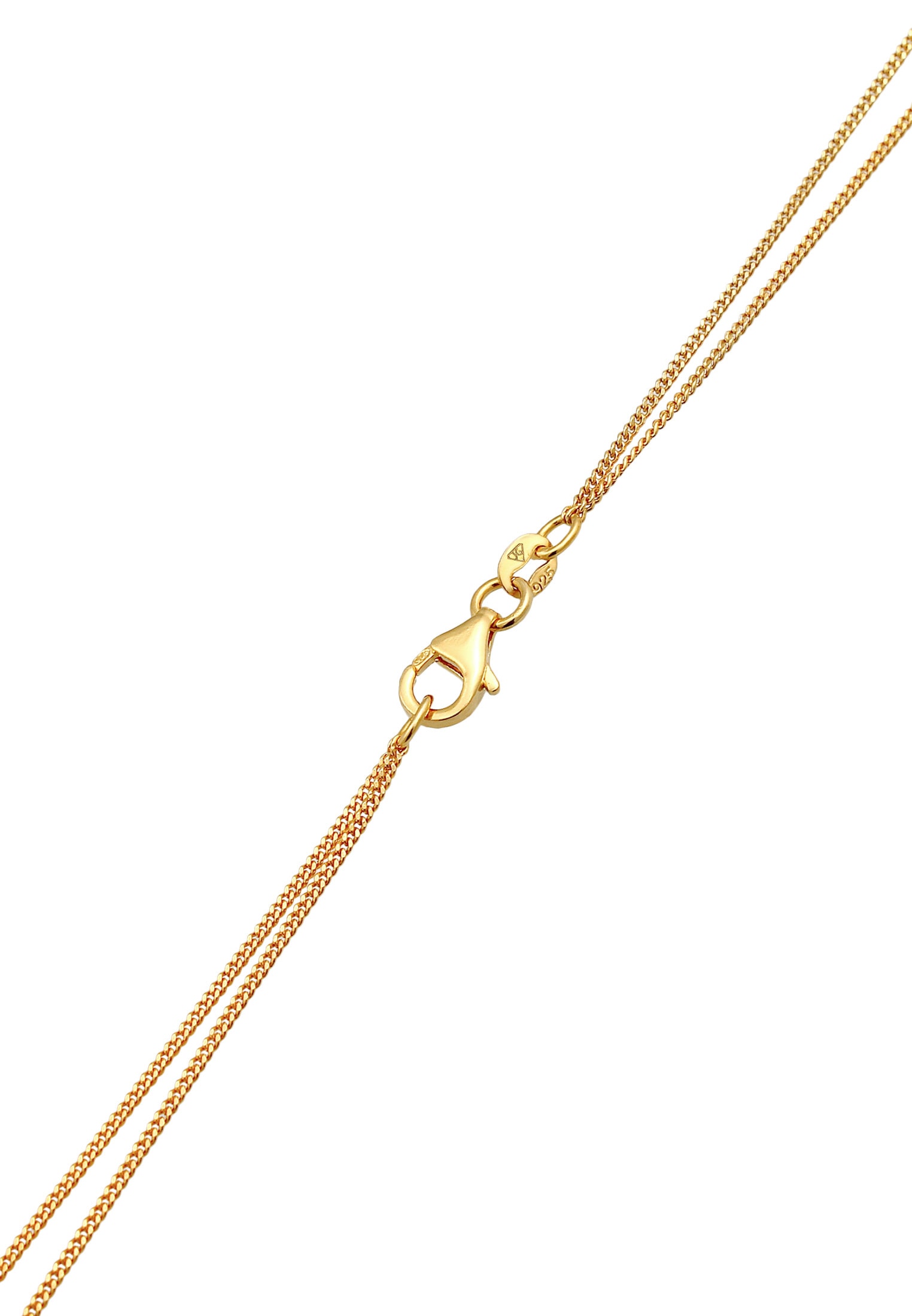 Elli Silberkette »Halskette 2-lagig Layer Kreis Stab Geo 925 Silber«