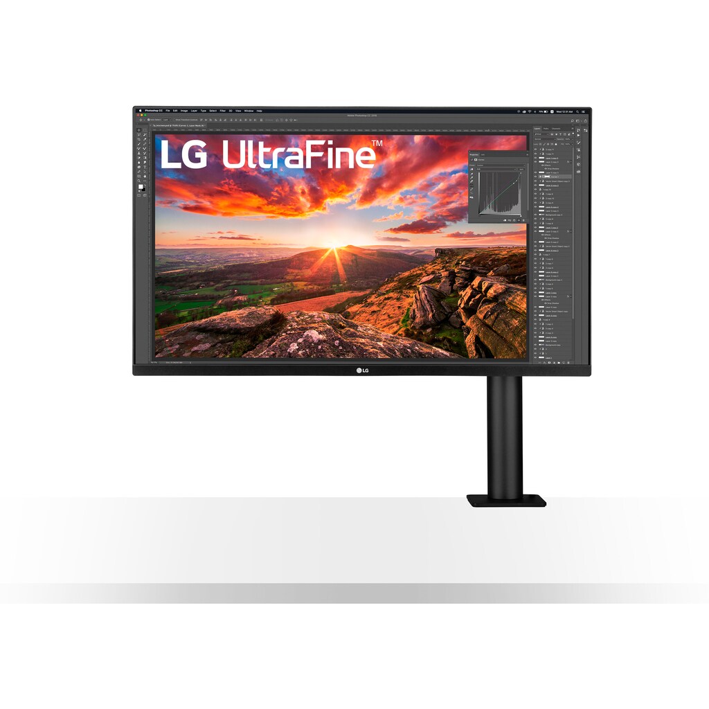 LG LCD-Monitor »UltraFine 32UN880P«, 80 cm/31 Zoll, 3840 x 2160 px, 4K Ultra HD, 5 ms Reaktionszeit, 60 Hz