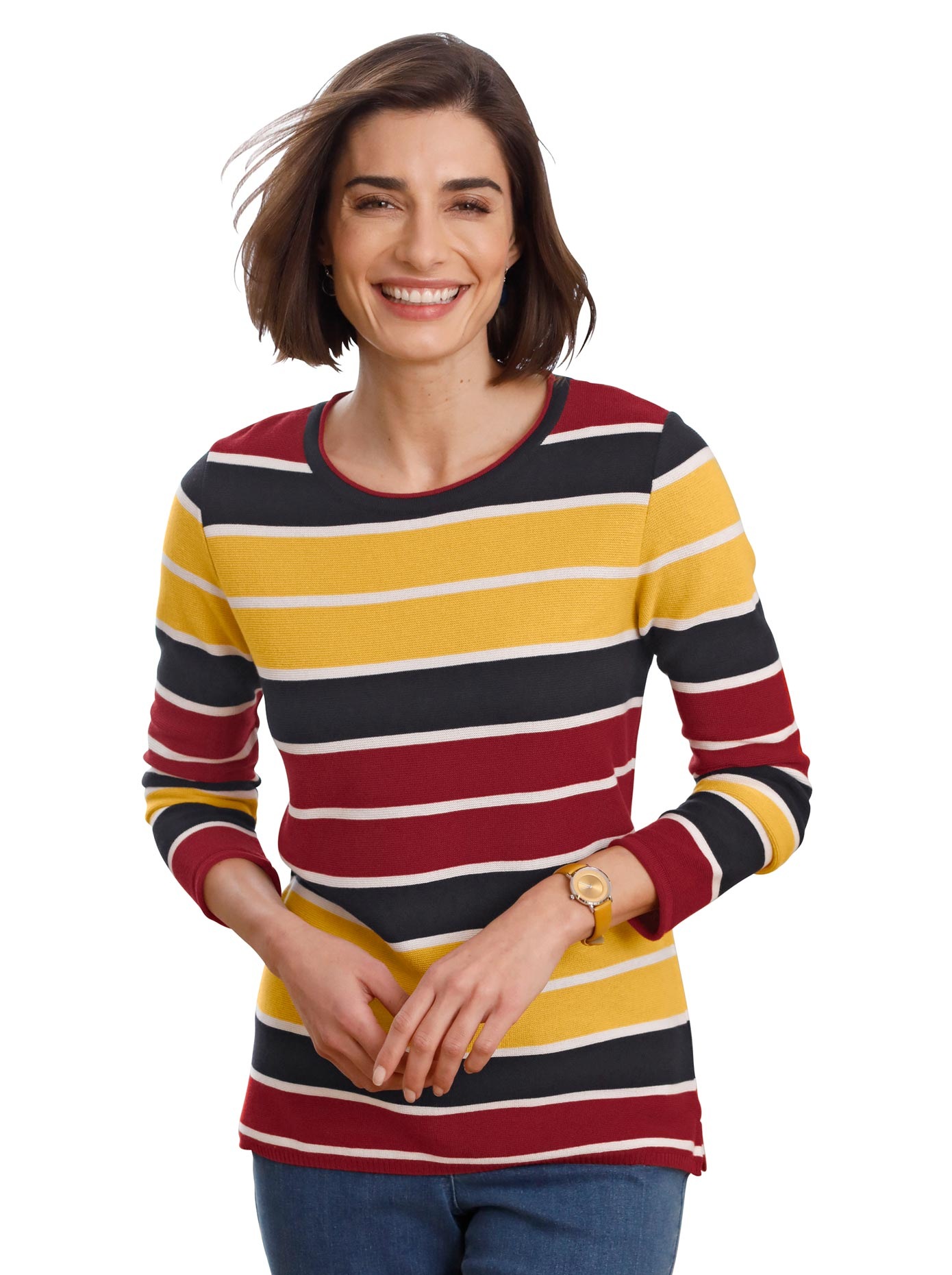 Casual Looks Streifenpullover »Streifenpullover« kaufen