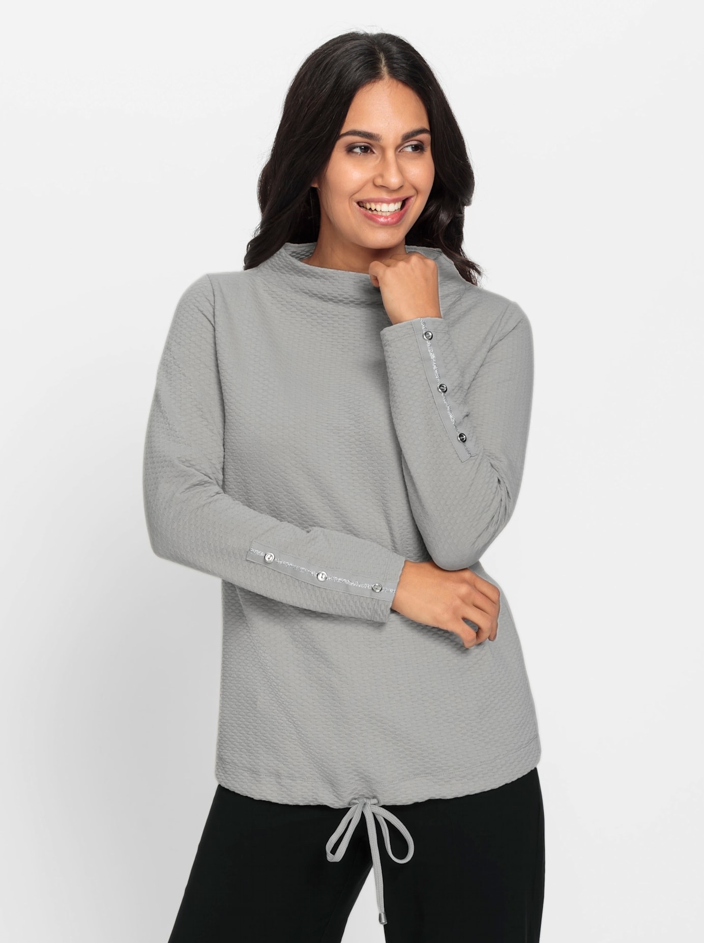 Inspirationen Langarmshirt »Shirt«, (1 tlg.)