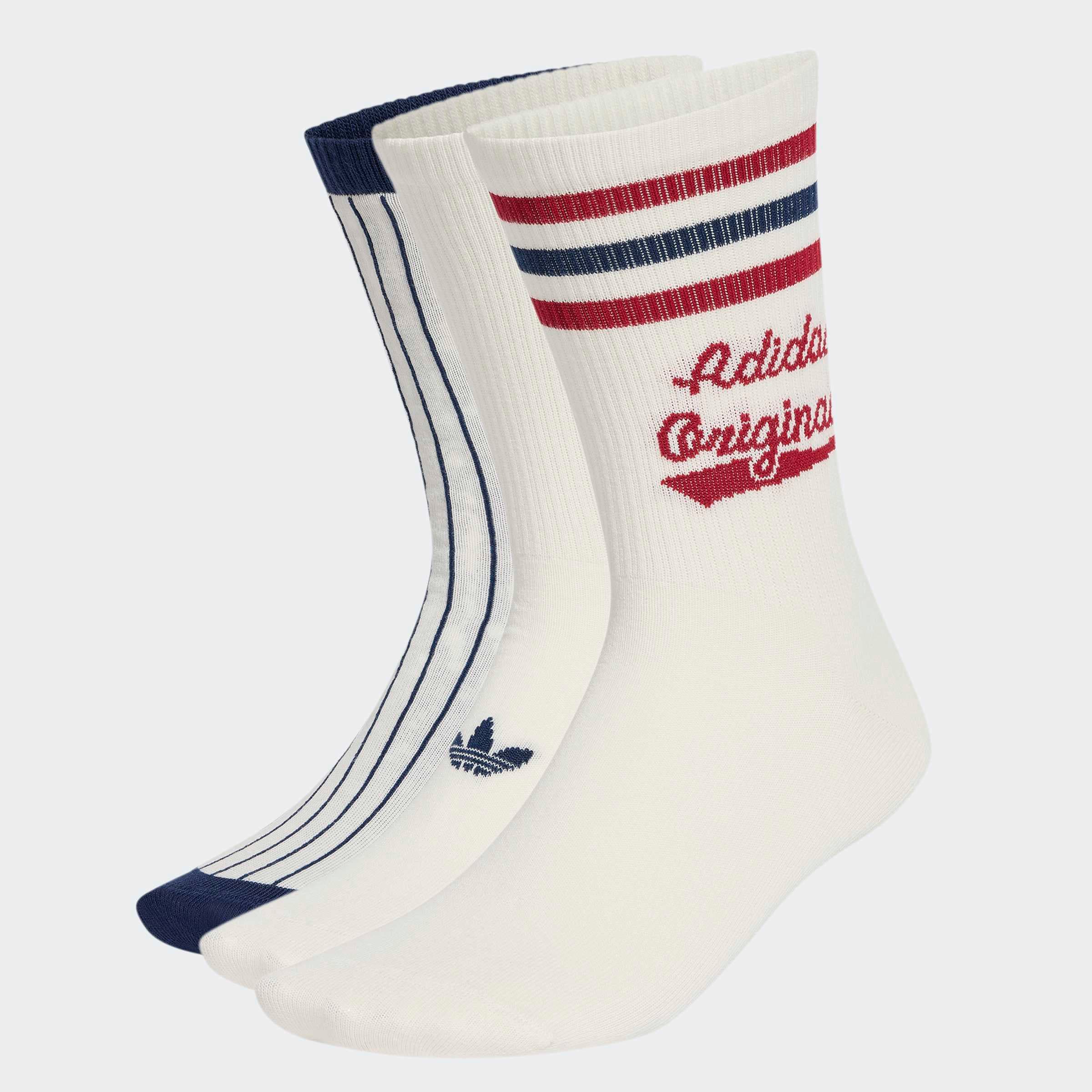 adidas Originals Sportsocken »RETRO SPORT CREW 2-ER PACK« 3 Paar tlg.