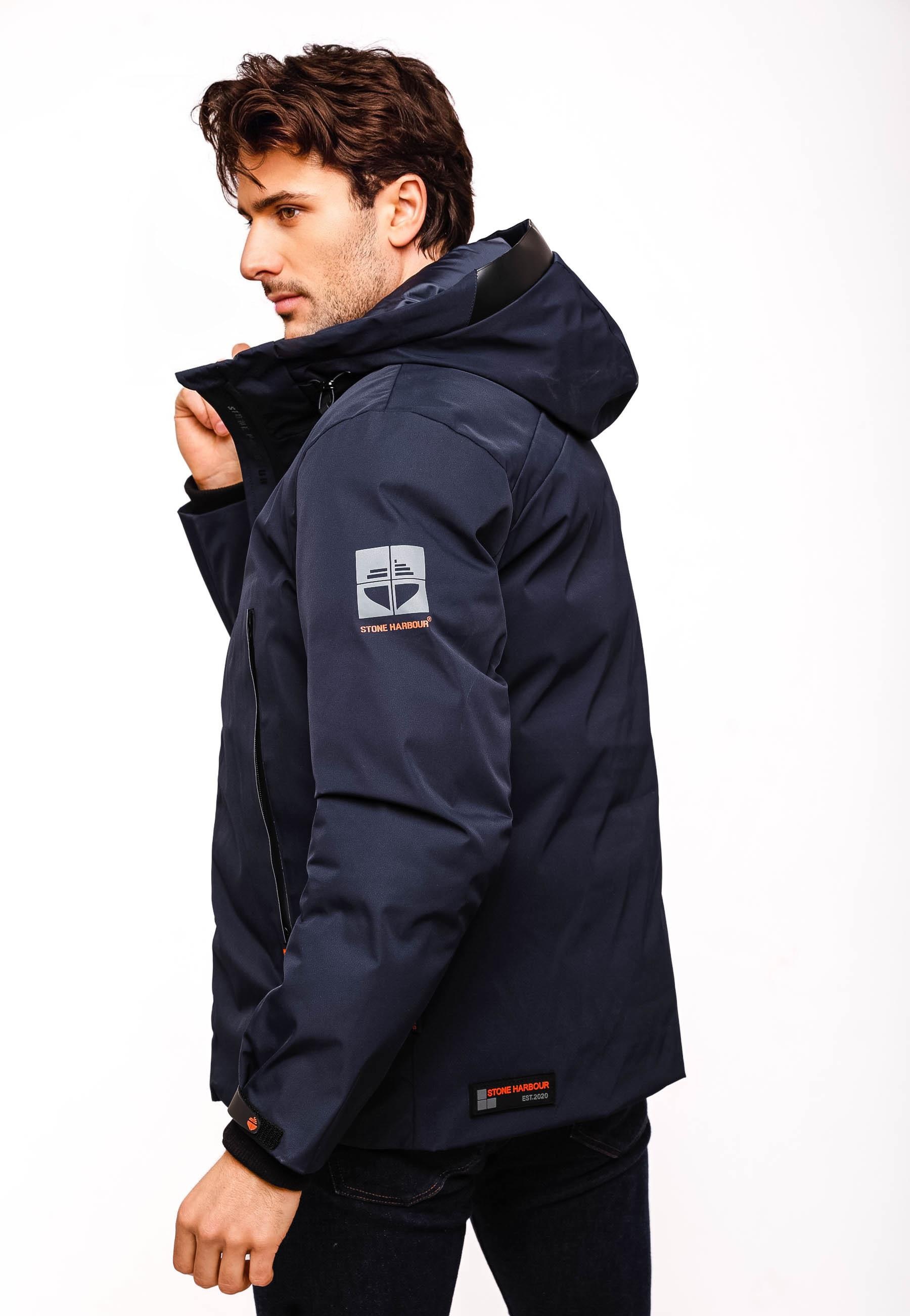Stone Harbour Outdoorjacke »Winterjacke Moagaa«, mit Kapuze, Sportliche, wasserdichte Winterjacke mit Kapuze