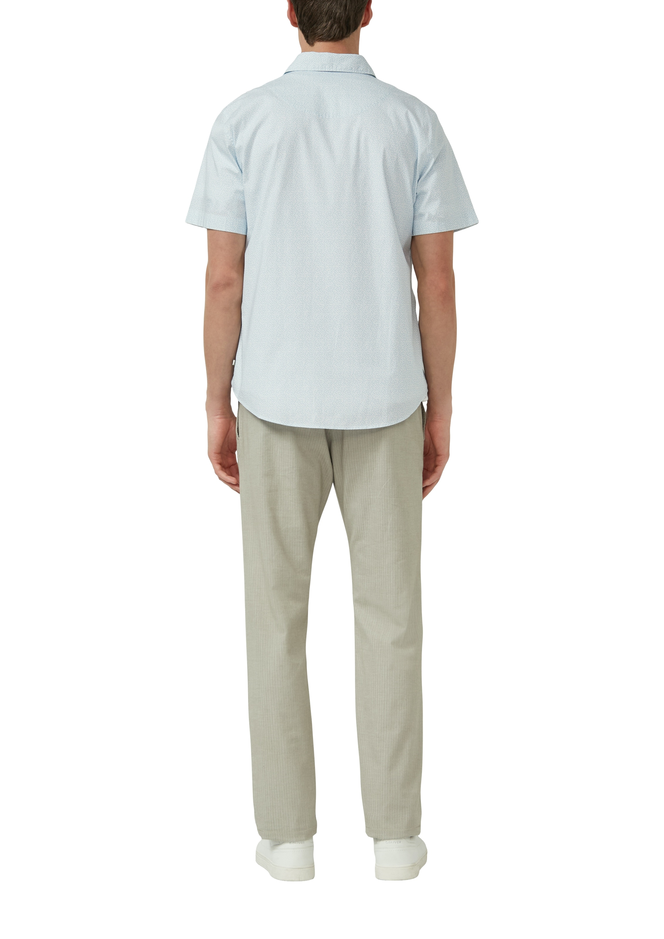 s.Oliver Kurzarmhemd mit Minimal-Muster