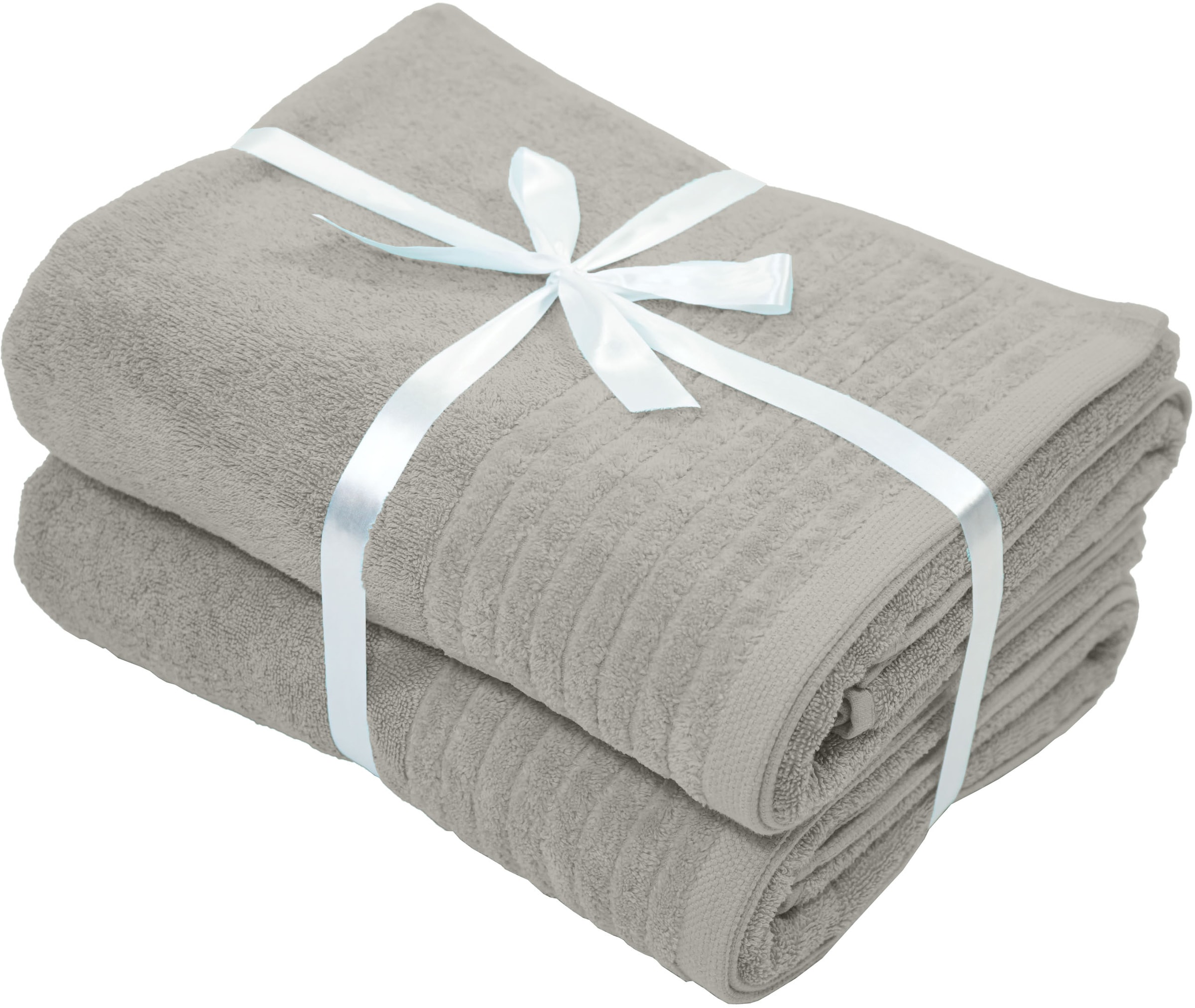 my home Saunatuch »Sanremo Premium, Premium Handtücher, 600 gr/m², 80x200cm«, (Set, 2 St., 2x 80x200), mit Bordüre, einfarbig, flauschig und weich, dicke Qualität