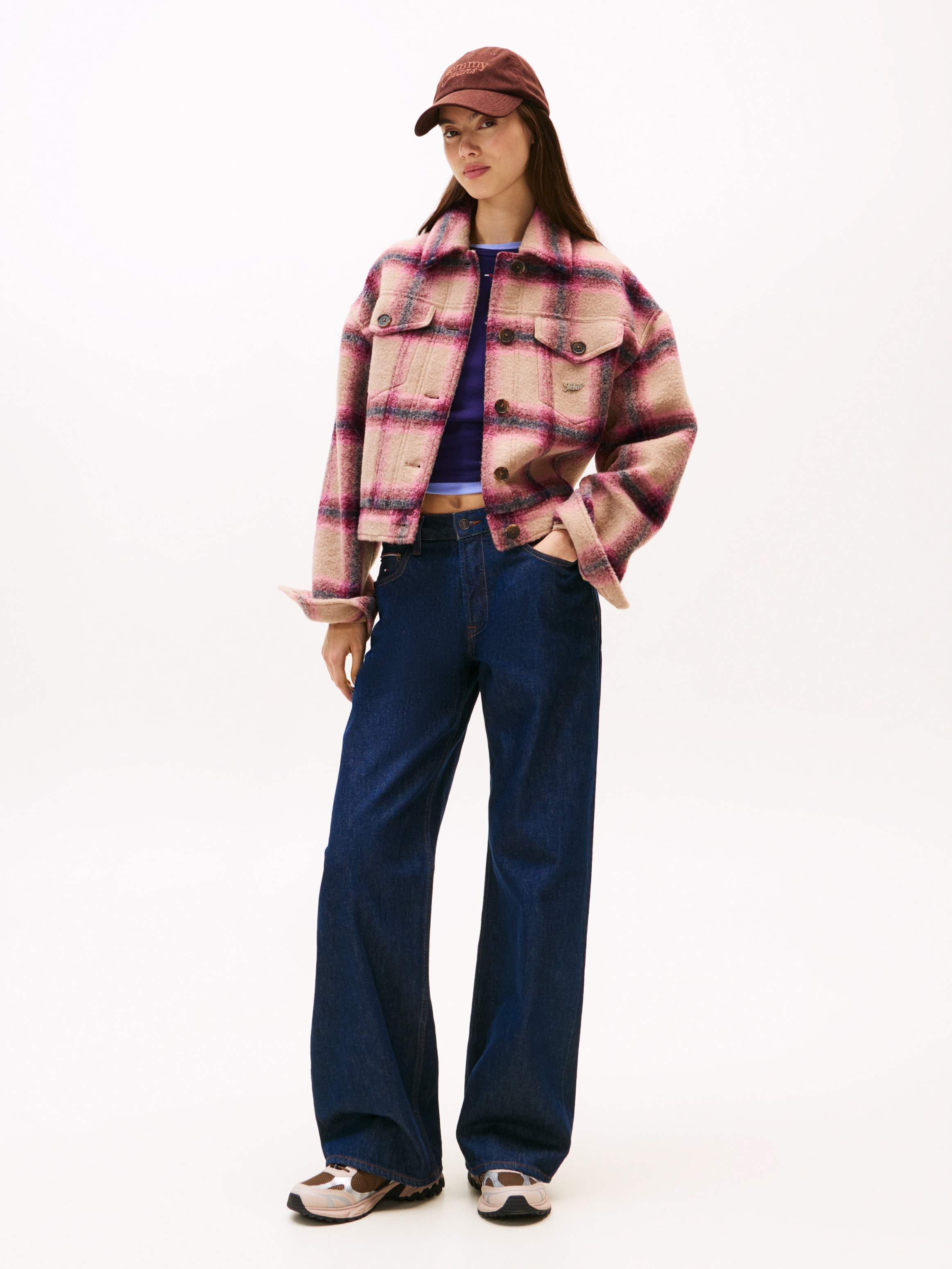 Tommy Jeans Hemdjacke »TJW WOOL TRUCKER JACKET«, mit Wolle