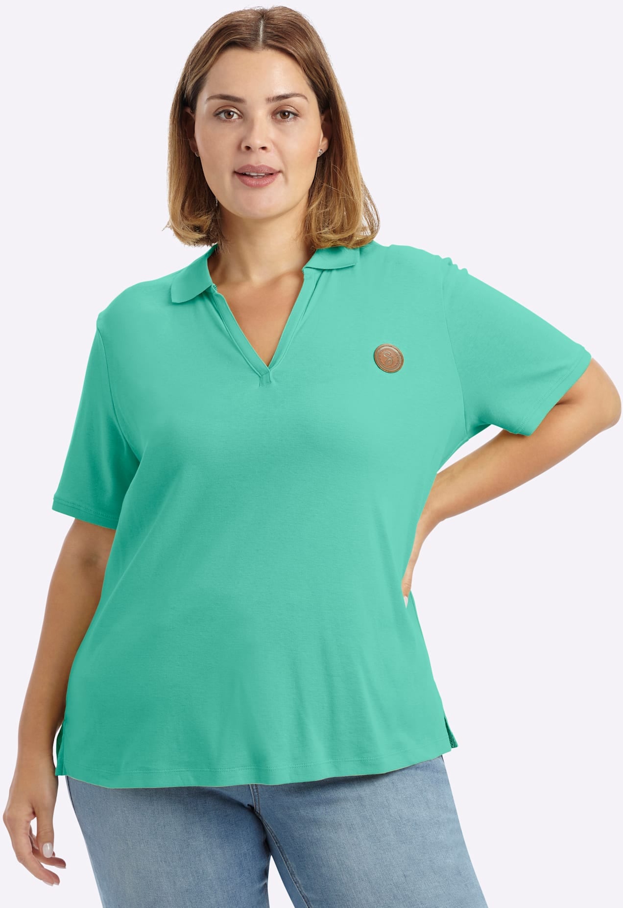 Sheego Poloshirt »Poloshirt« 1