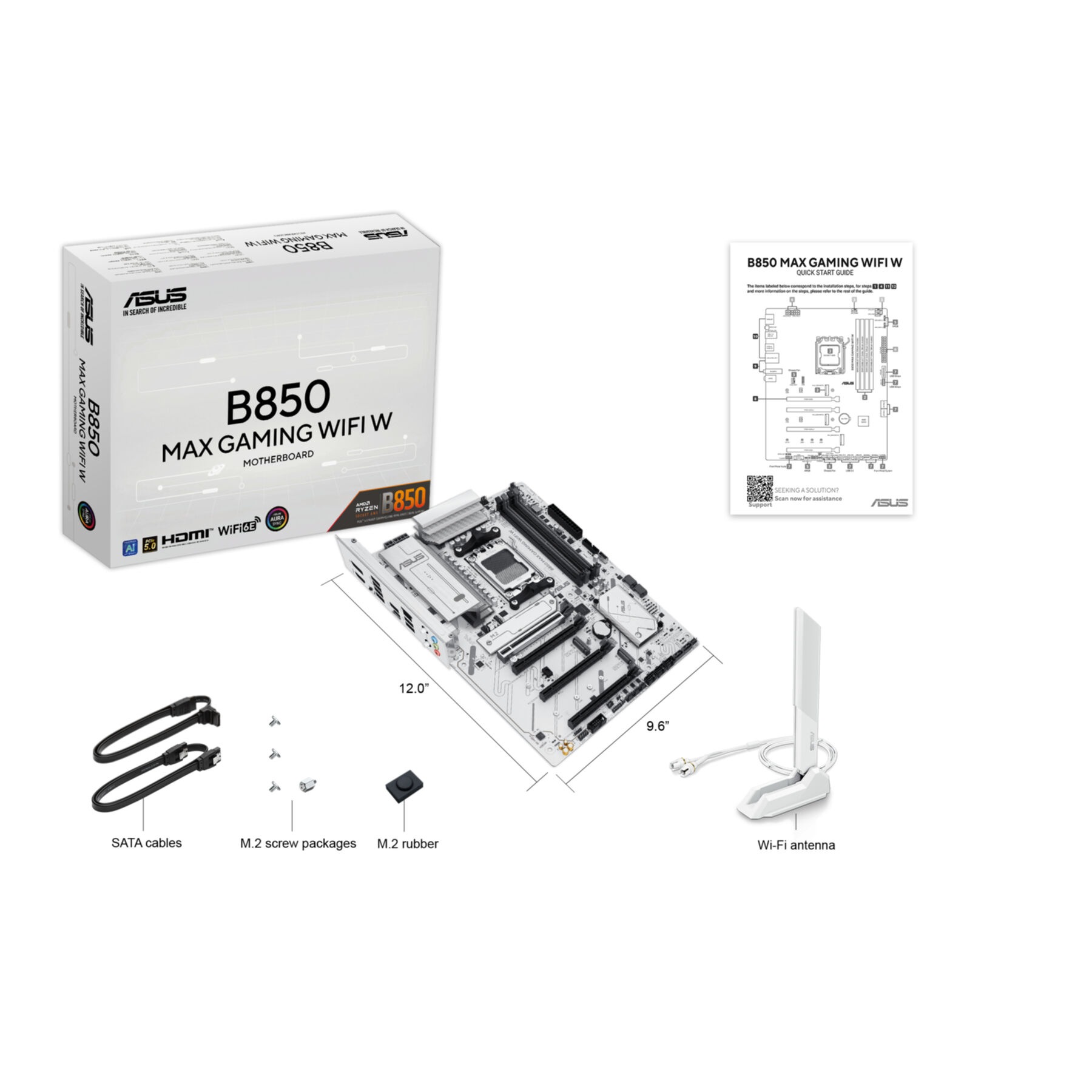 Asus Mainboard »B850 MAX GAMING WIFI W«