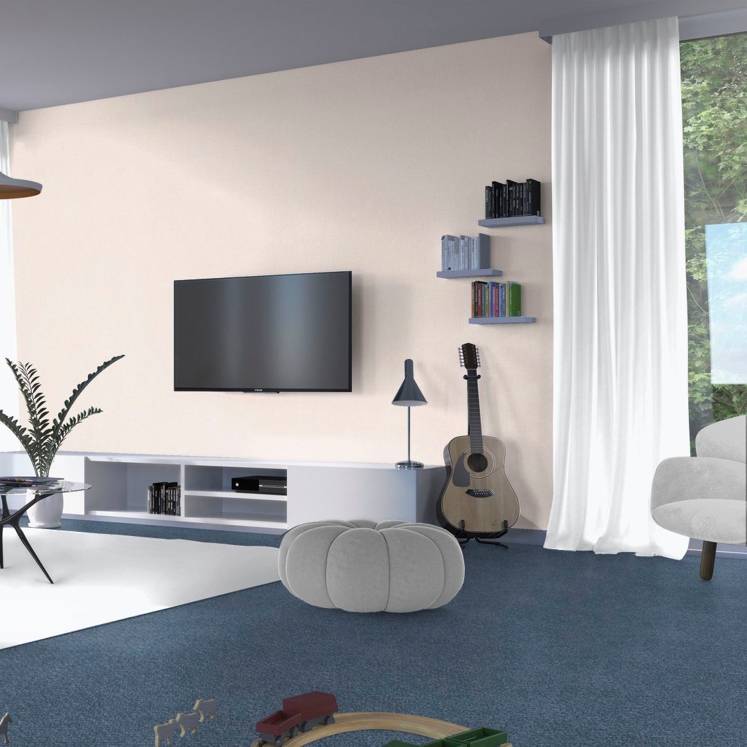 Vorwerk Teppichboden »Passion 1093 (Traffic), Schlinge - Uni Farben, Made in Germany«, rechteckig, 6,3 mm Höhe, Wohnzimmer, Schlafzimmer, Kinderzimmer, Breite 400/500 cm