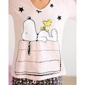 Peanuts Pyjama, (2 tlg., 1 Stück), in langer Form im niedlichen Snoopy-Design
