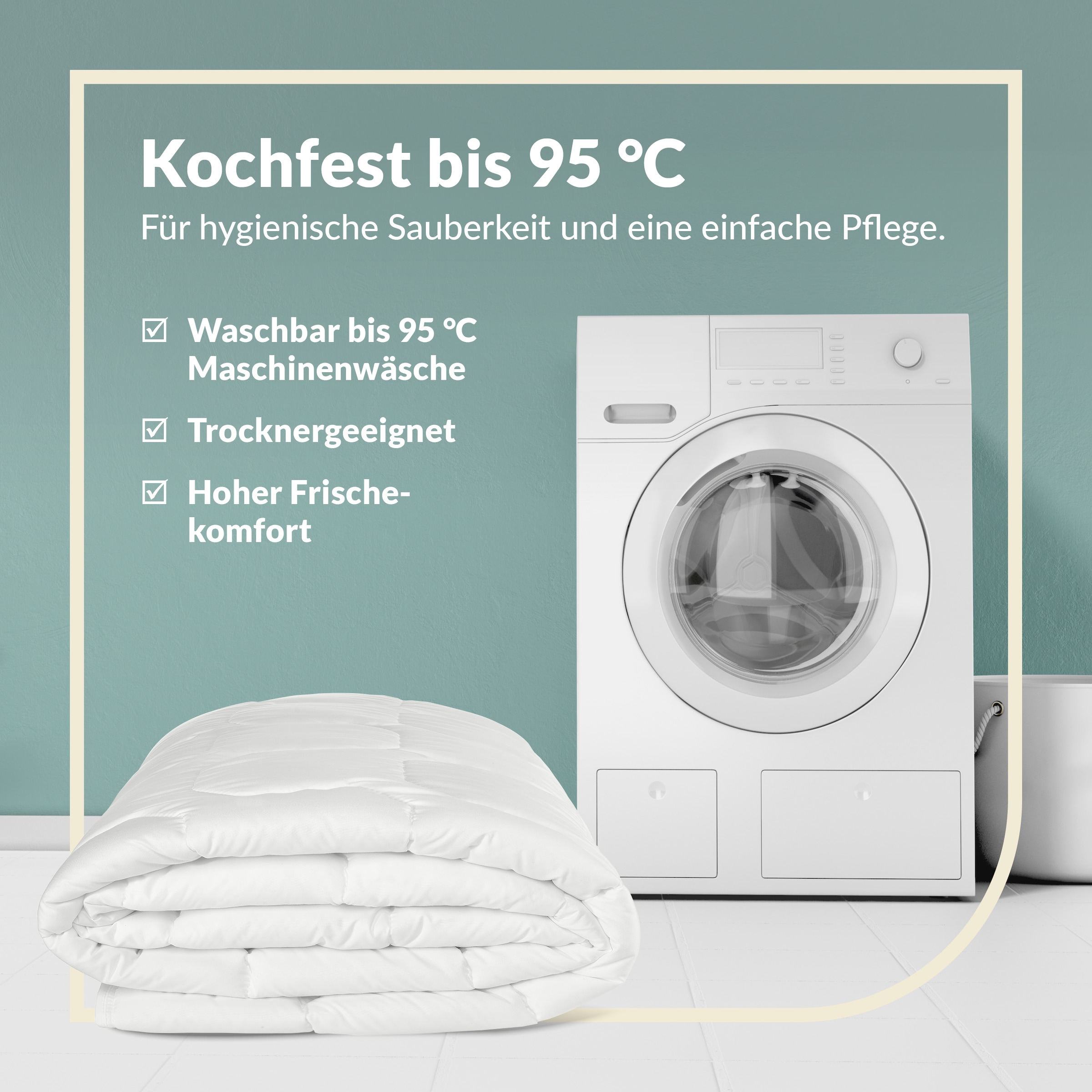 fan Baumwollbettdecke »Kansas, Bettdecken für Sommer und Winter, Decke« leicht Füllung 100% Baumwolle 1 Stk. tlg. Bettdecke 135x200 cm, 155x220 cm und weiteren Größen, Made in Germany