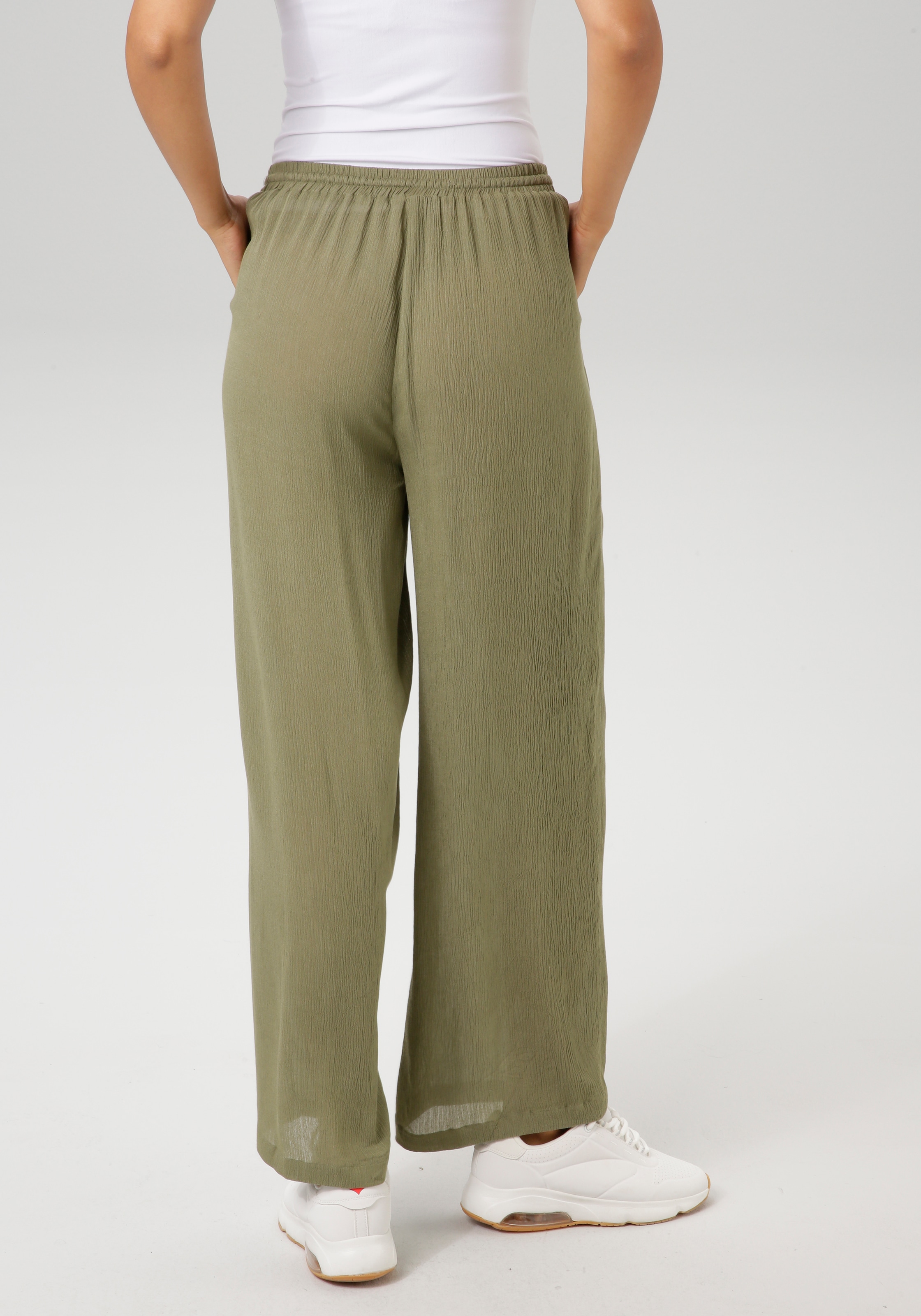 Aniston CASUAL Schlupfhose, in trendiger Crepé-Qualität - NEUE KOLLEKTION