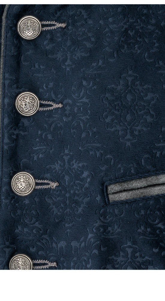 Nübler Trachtenweste »Trachtengilet Kilian« 1 Blau