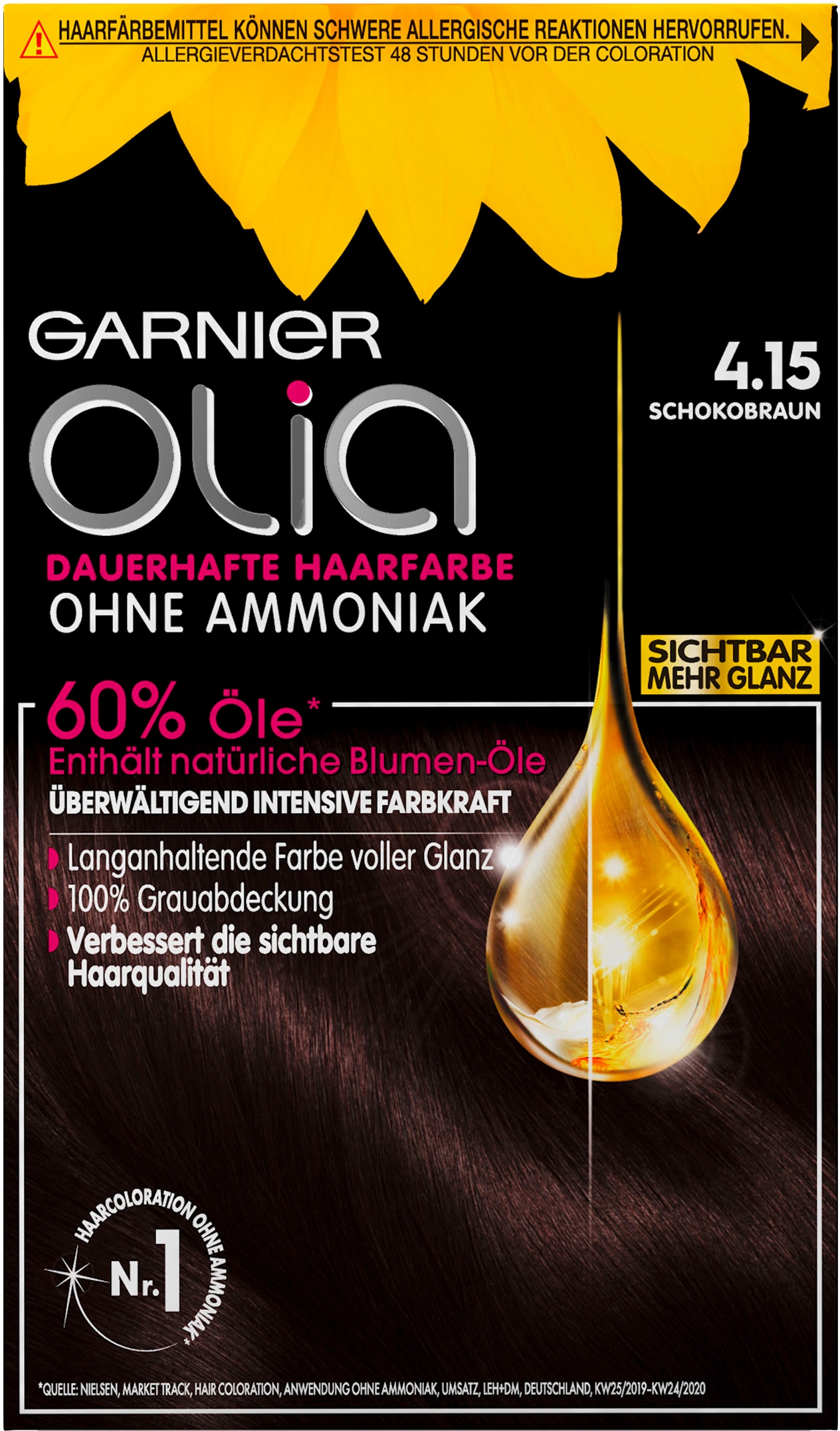 GARNIER Coloration »Olia dauerhafte Haarfarbe«, mit pflegender Formel