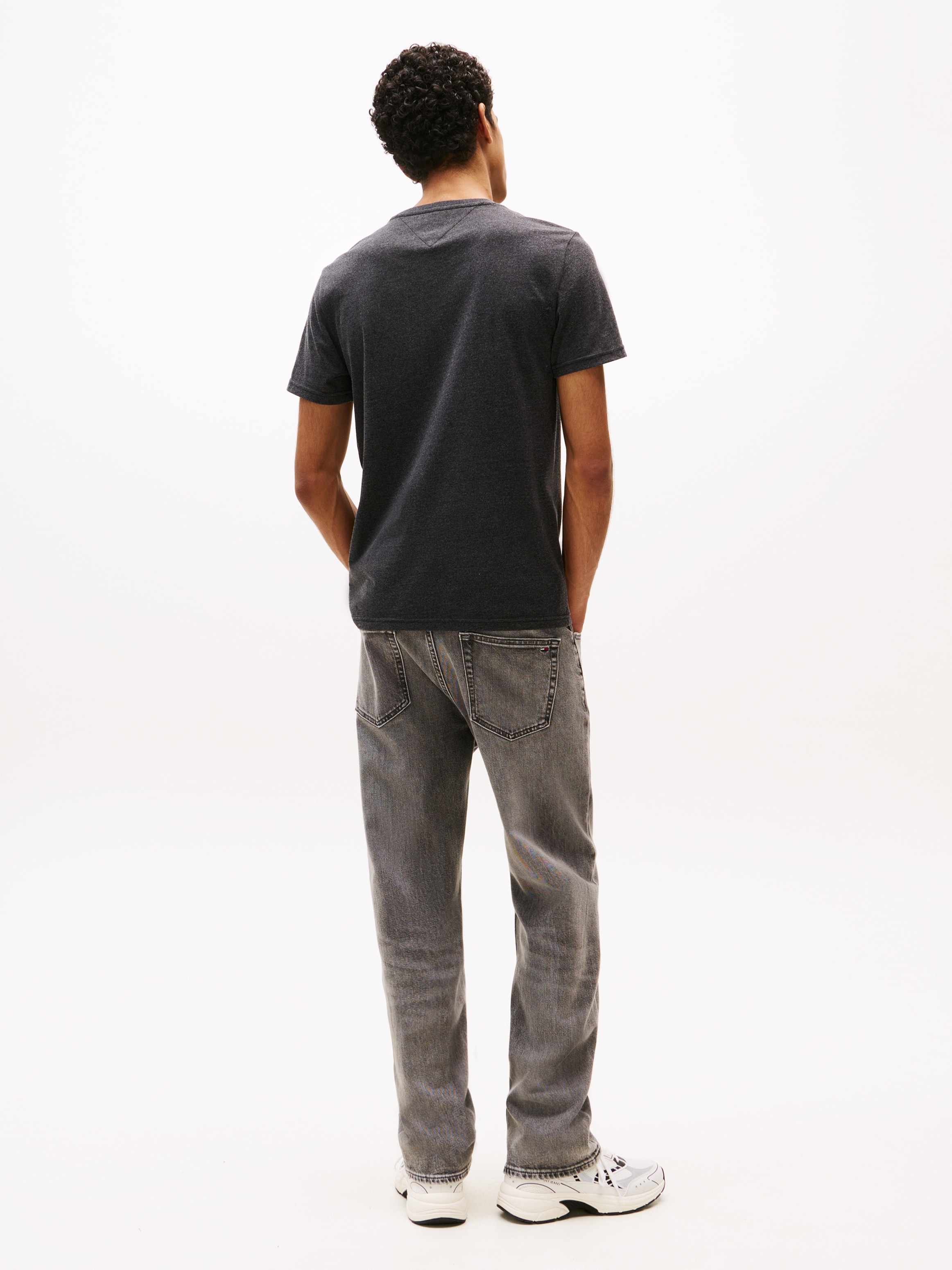 Tommy Jeans T-Shirt »TJM XSLIM JASPE HTR TEE EXT«, Mit Rundhalsausschnitt