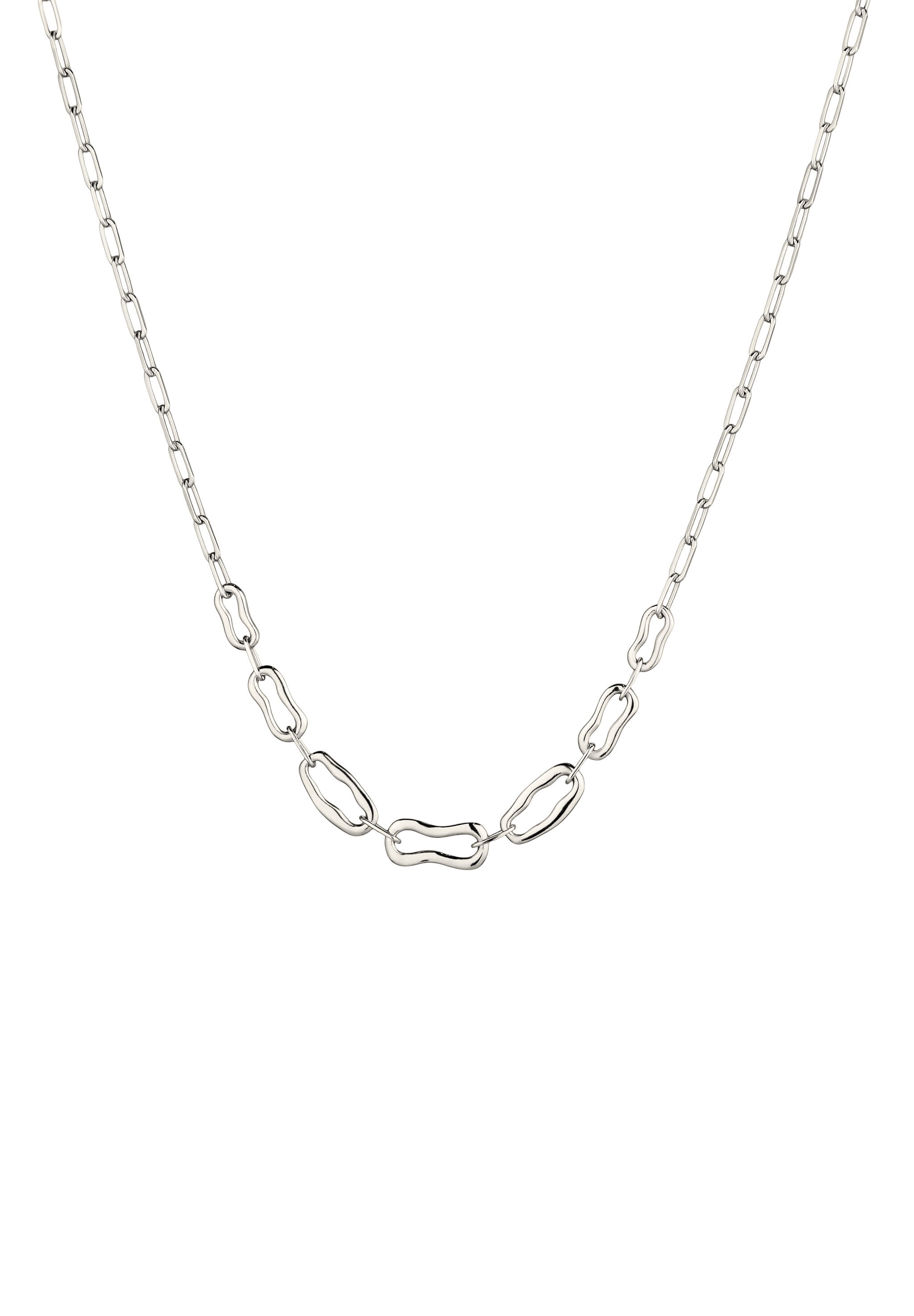 Elli Kette ohne Anhänger »Halskette Gliederkette Oval Chain 925 Sterling Silber«