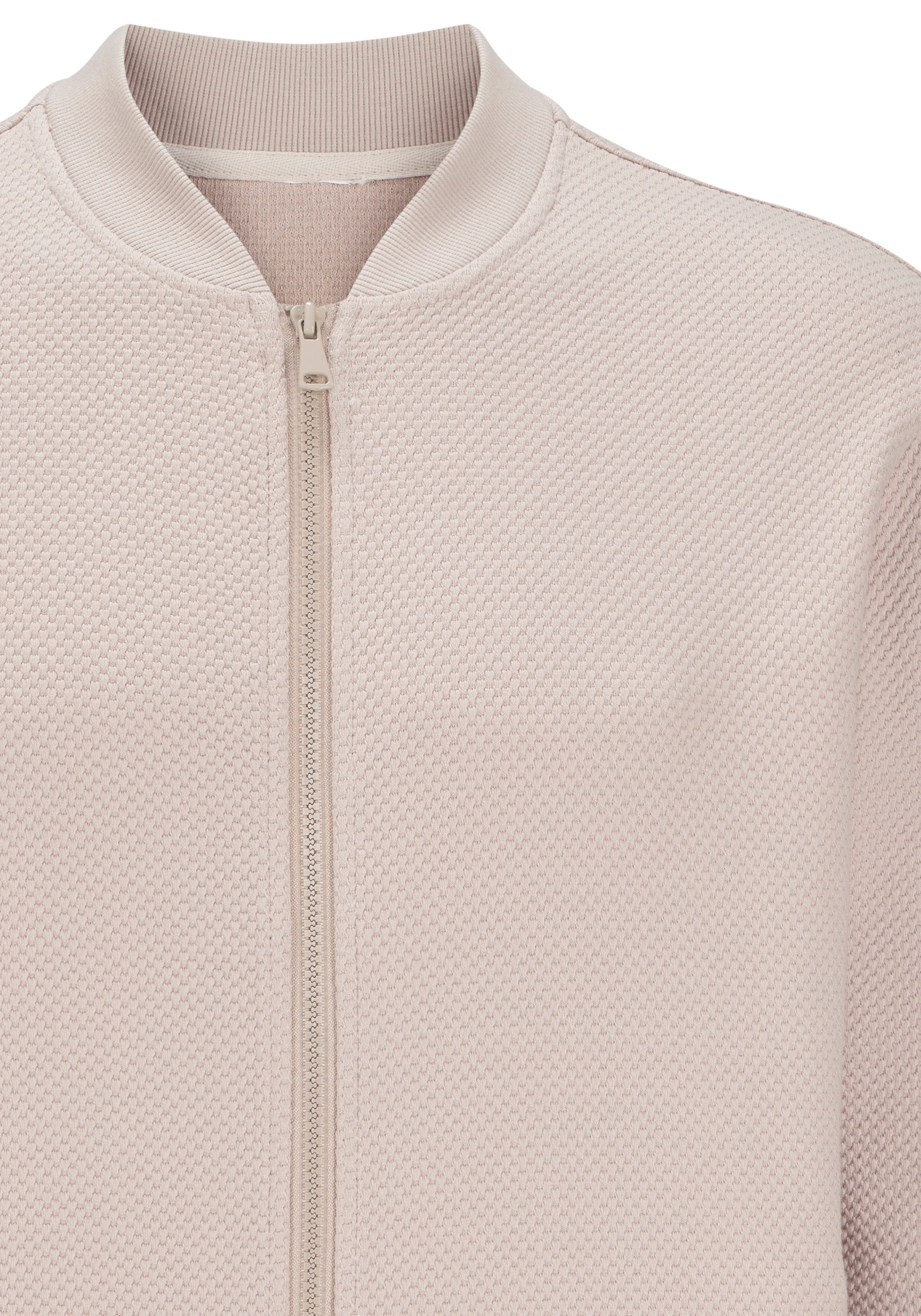 John Devin Sweatjacke »aus Struktur-Qualität«