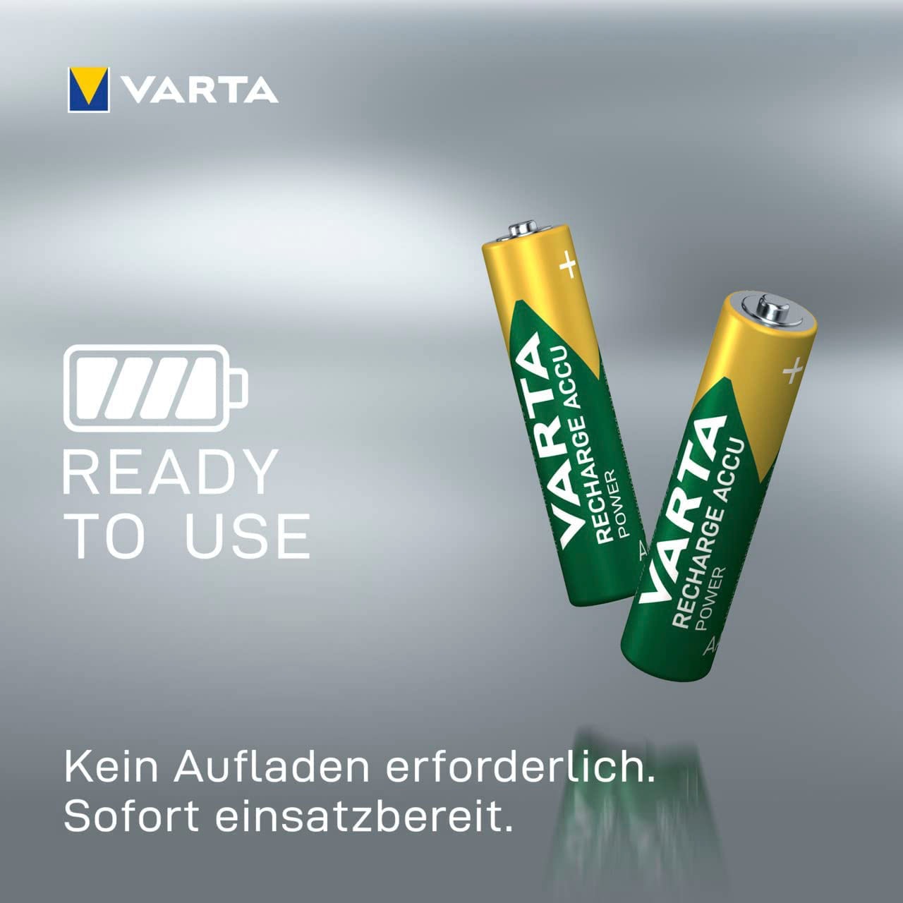 VARTA Akkupacks »Recharge Accu Recycled AAA 800 mAh«, Micro, 800 mAh