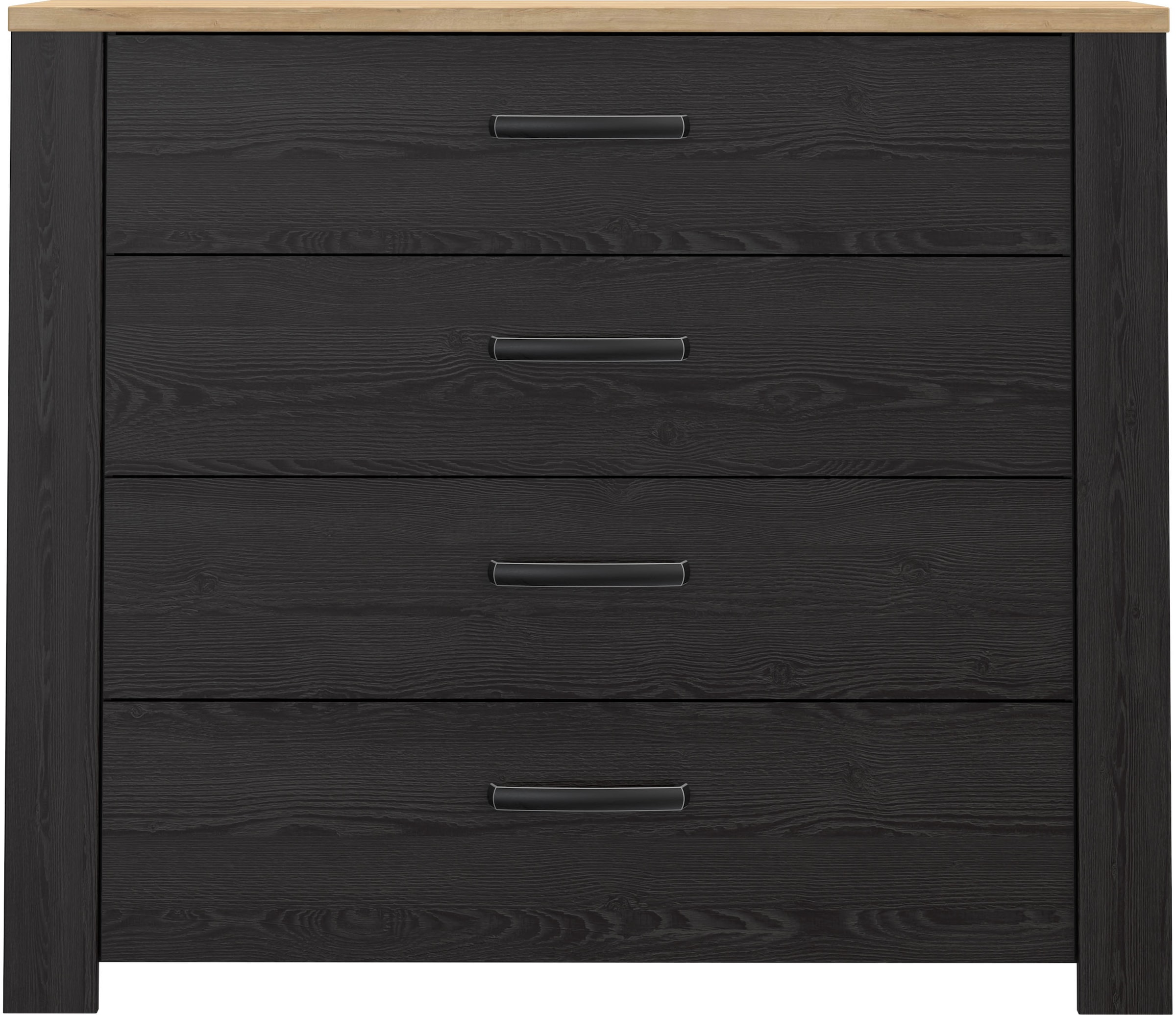 FORTE Kommode »Bohol« B/H/T 101,4/87/42 cm, 4 Schubkästen