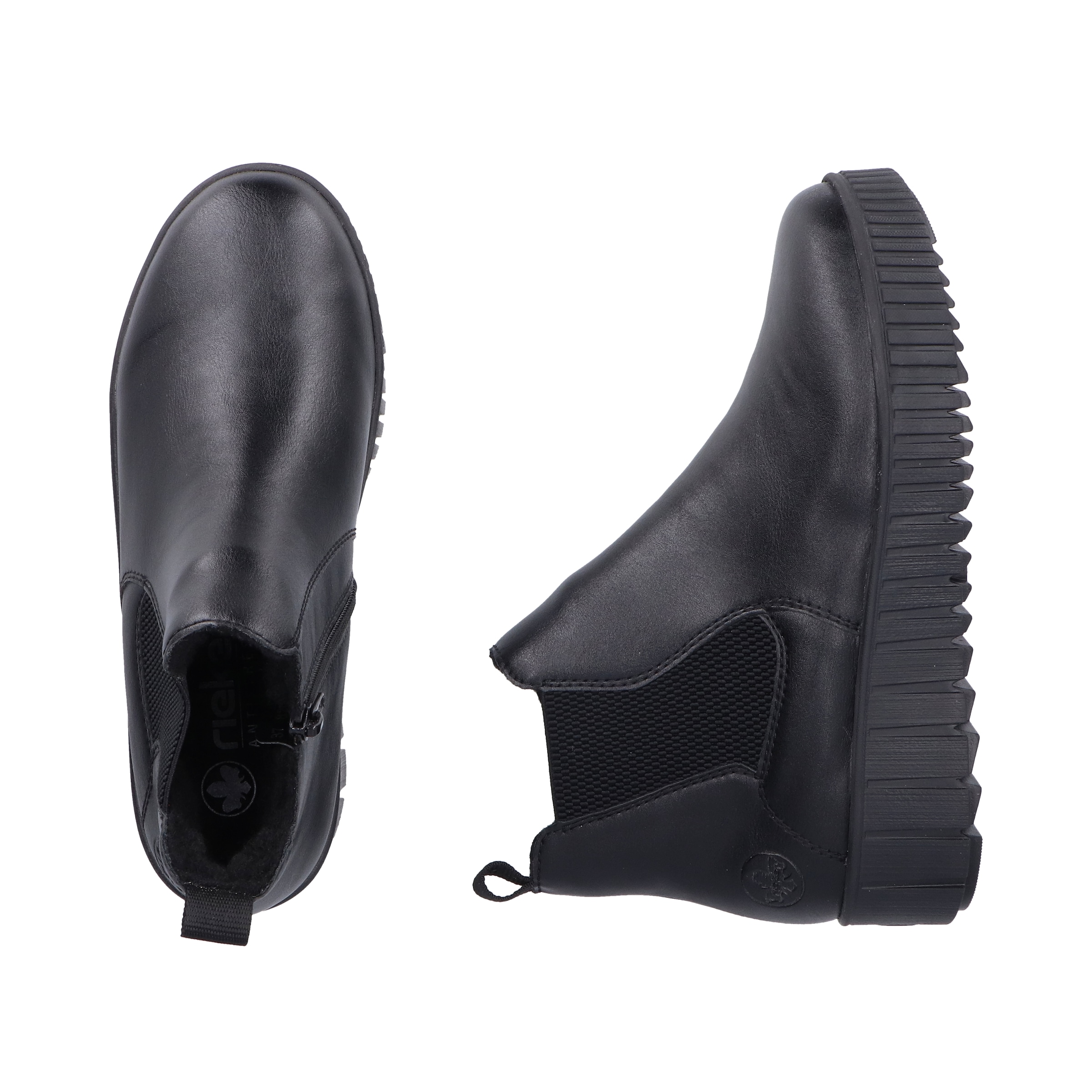 Rieker Winterboots  Chelseaboots, Plateausneaker, Stiefelette, Reißverschluss und Stretch