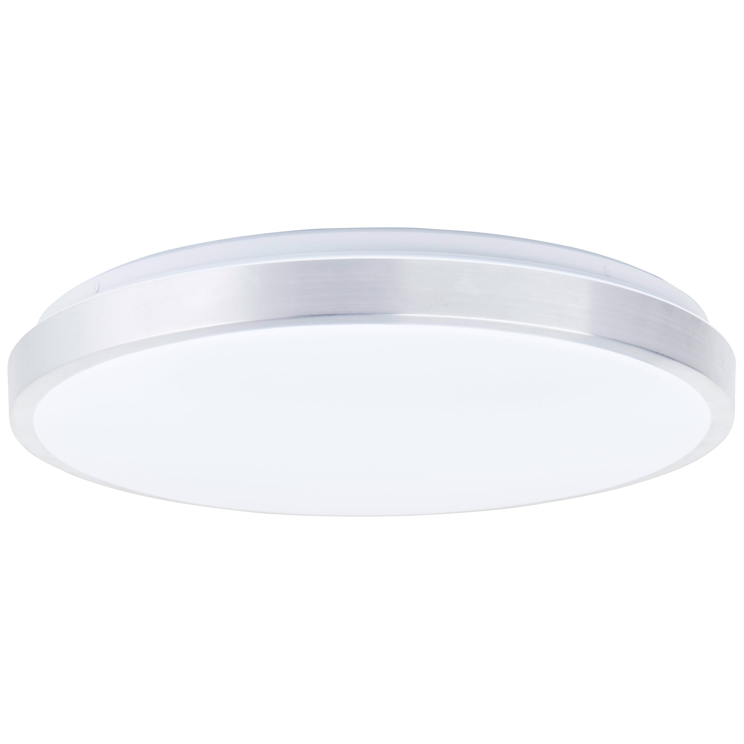 BreLight LED Wandleuchte »Livius«, D 49 cm, 3800 lm, 3000-6500 K, CCT, dimmbar, nickelfarben