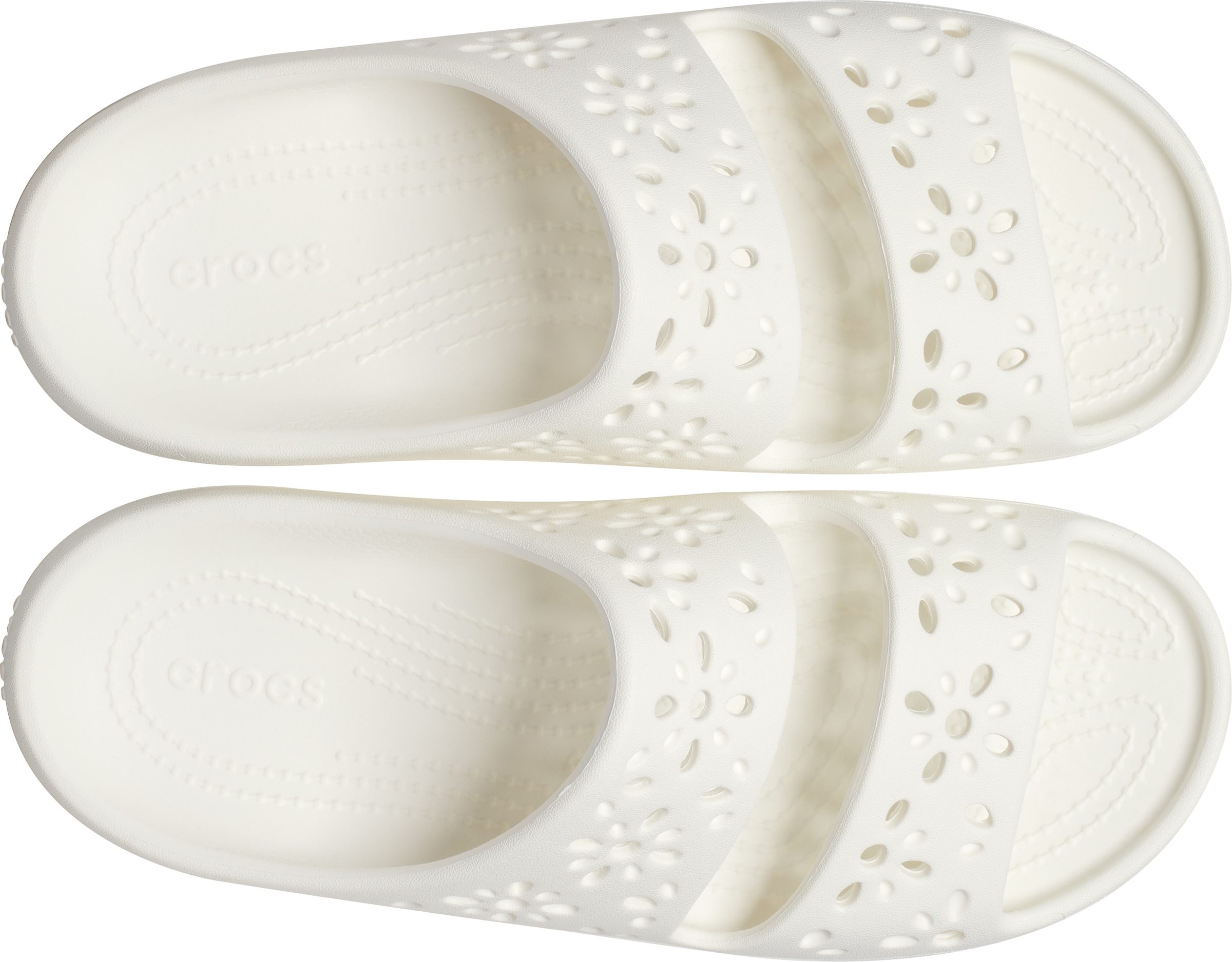 Crocs Badepantolette »Classic Floral Cut Out Sandal«, Sandale, Sommerschuh, Pool Slides mit genoppter Innensohle