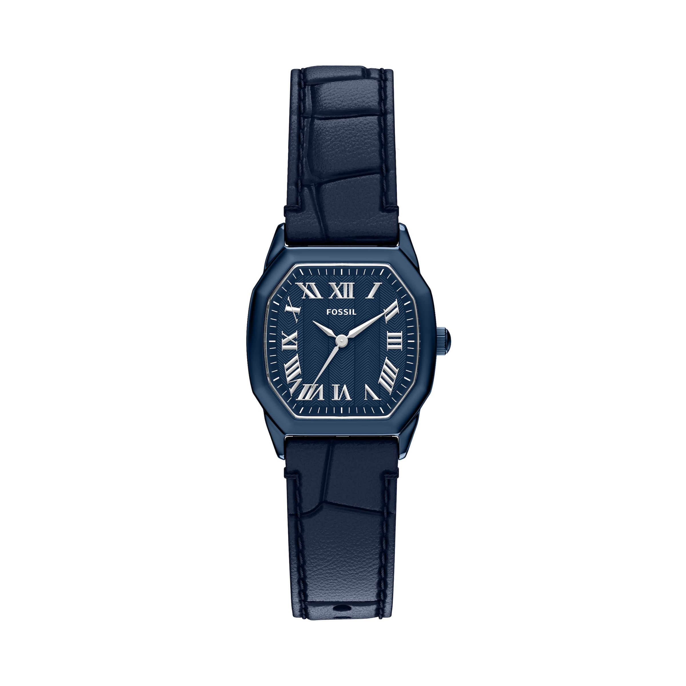 Fossil Quarzuhr »Harlow« Armbanduhr, Damenuhr, Lederarmband, analog