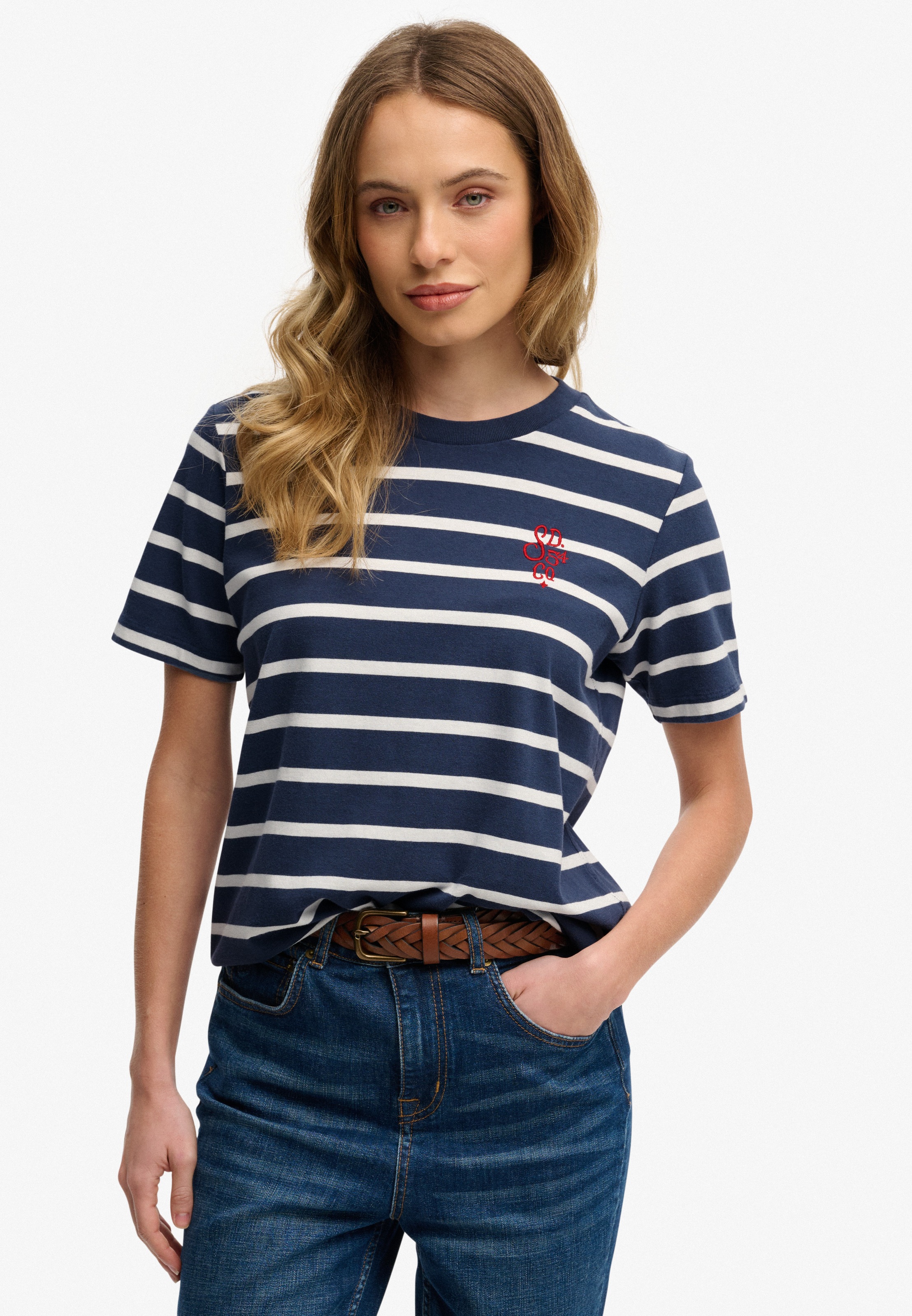 Superdry Kurzarmshirt »Heritage Hamptons Stripe Tee«